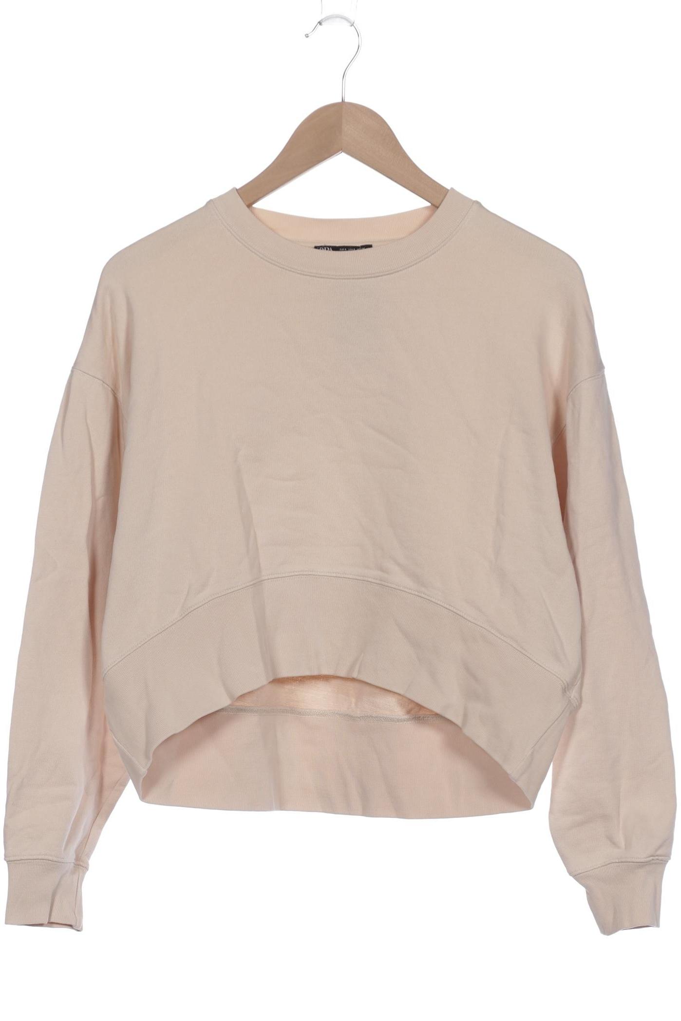 

Zara Damen Sweatshirt, beige, Gr. 36