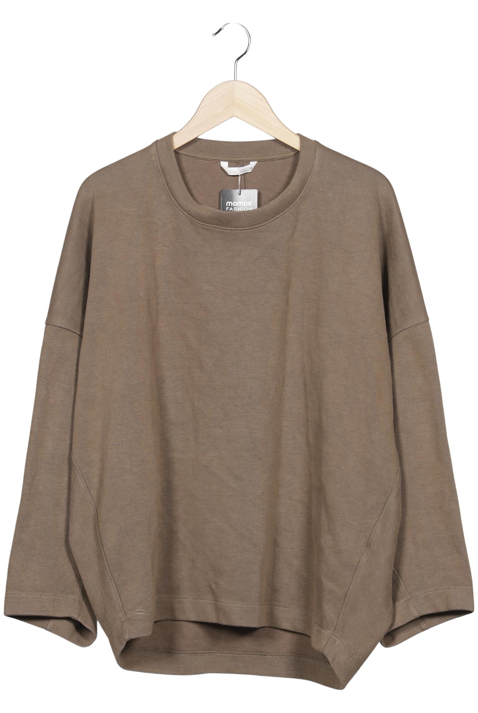 

Zara Damen Sweatshirt, braun, Gr. 42