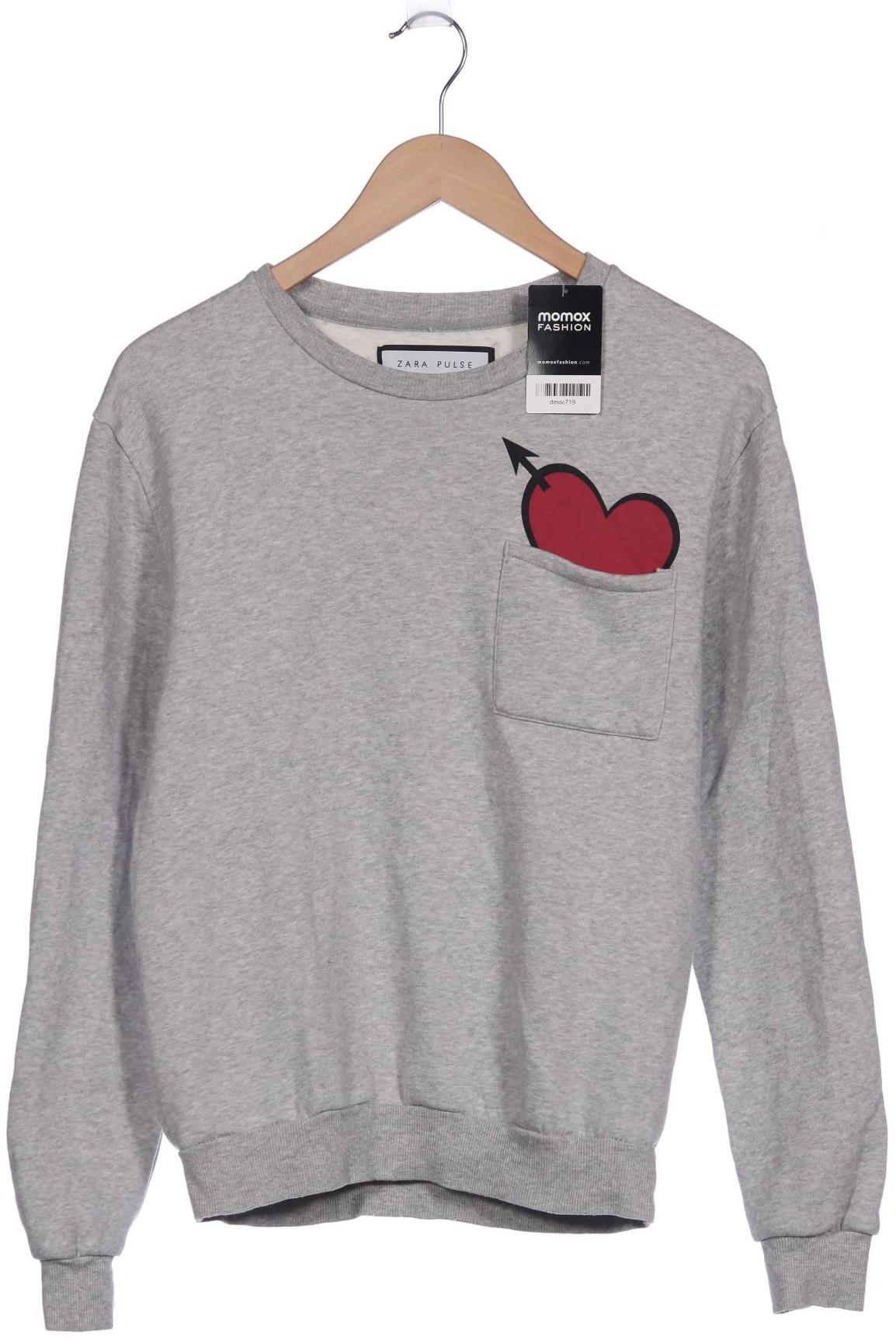 

Zara Damen Sweatshirt, grau, Gr. 38