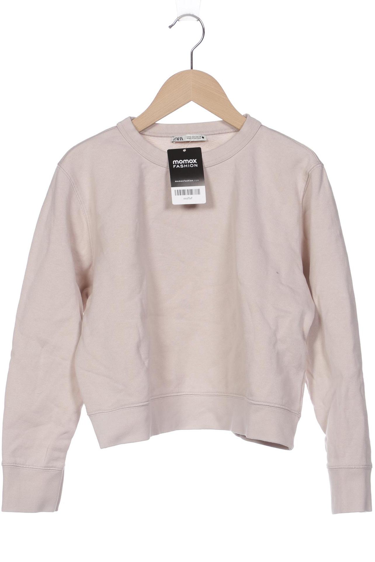 

Zara Damen Sweatshirt, beige, Gr. 36