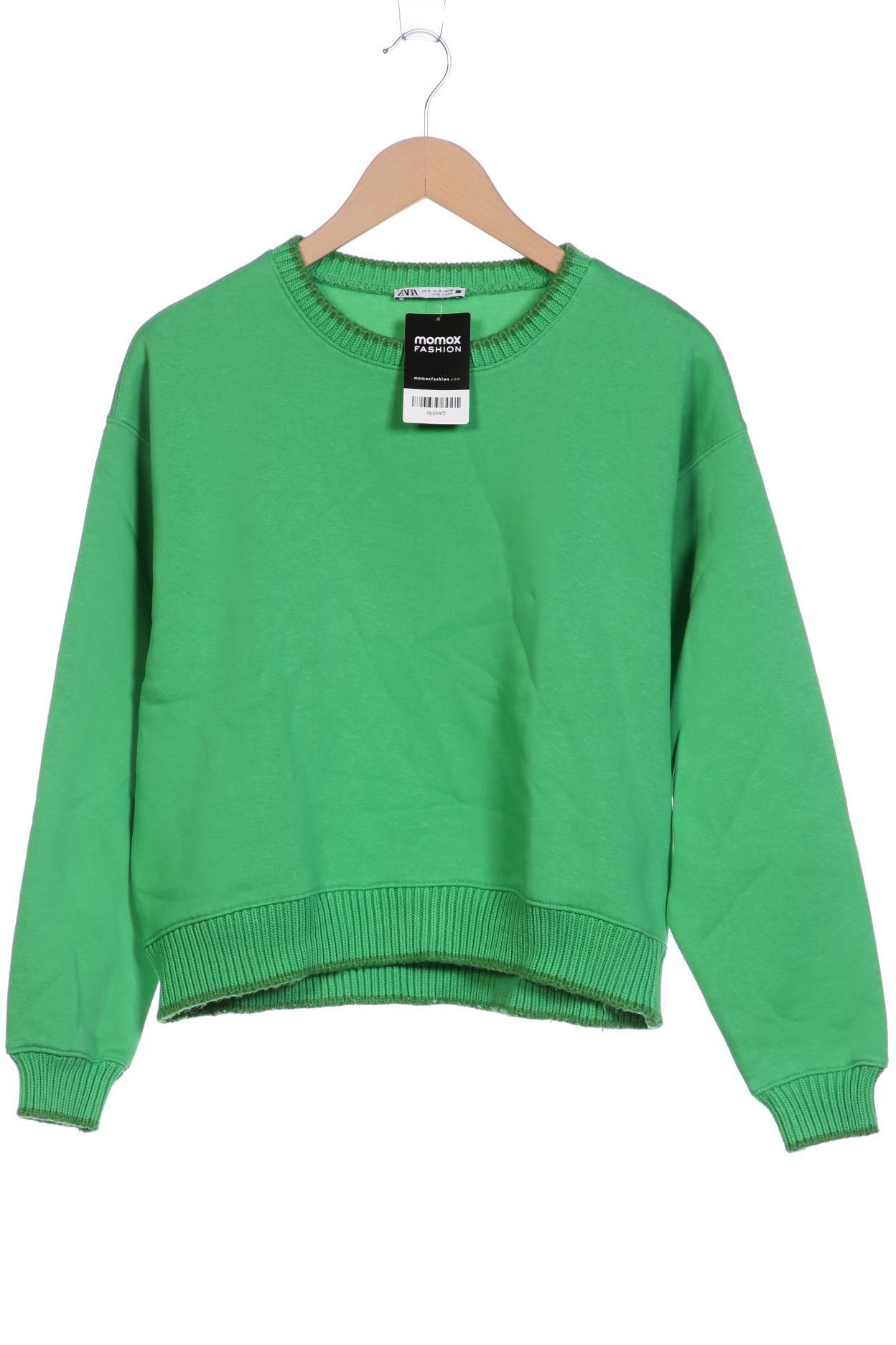 

ZARA Damen Sweatshirt, grün