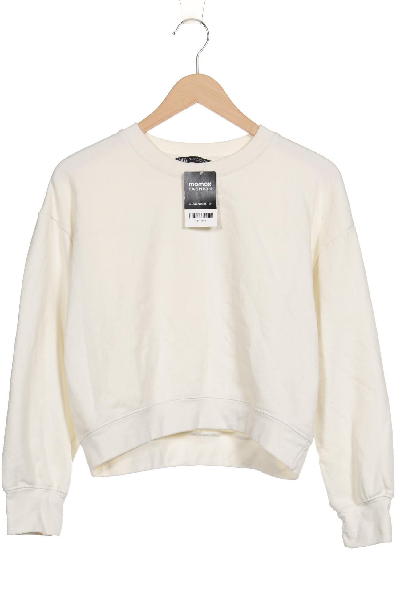 

Zara Damen Sweatshirt, weiß, Gr. 38