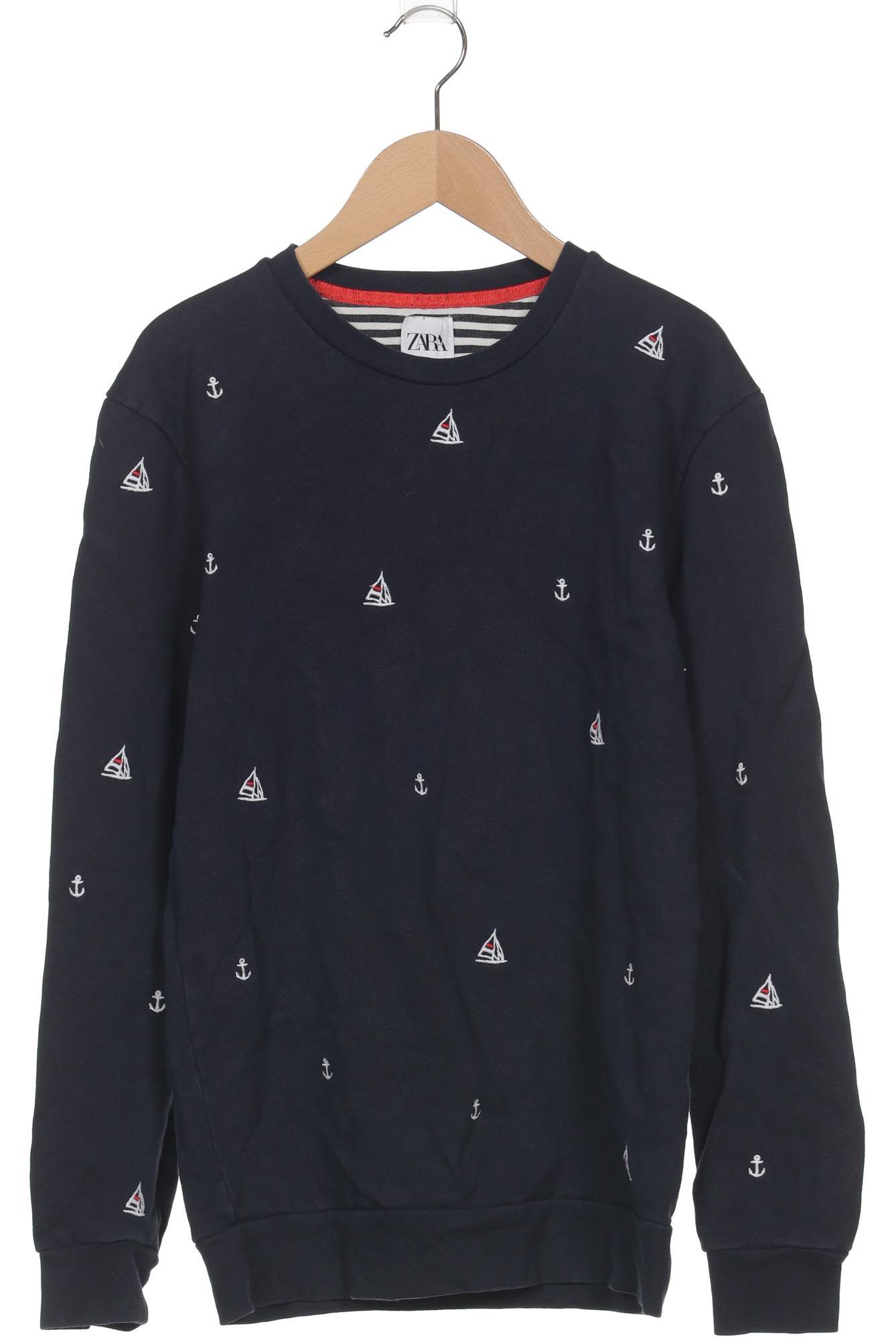 

Zara Damen Sweatshirt, marineblau, Gr. 36