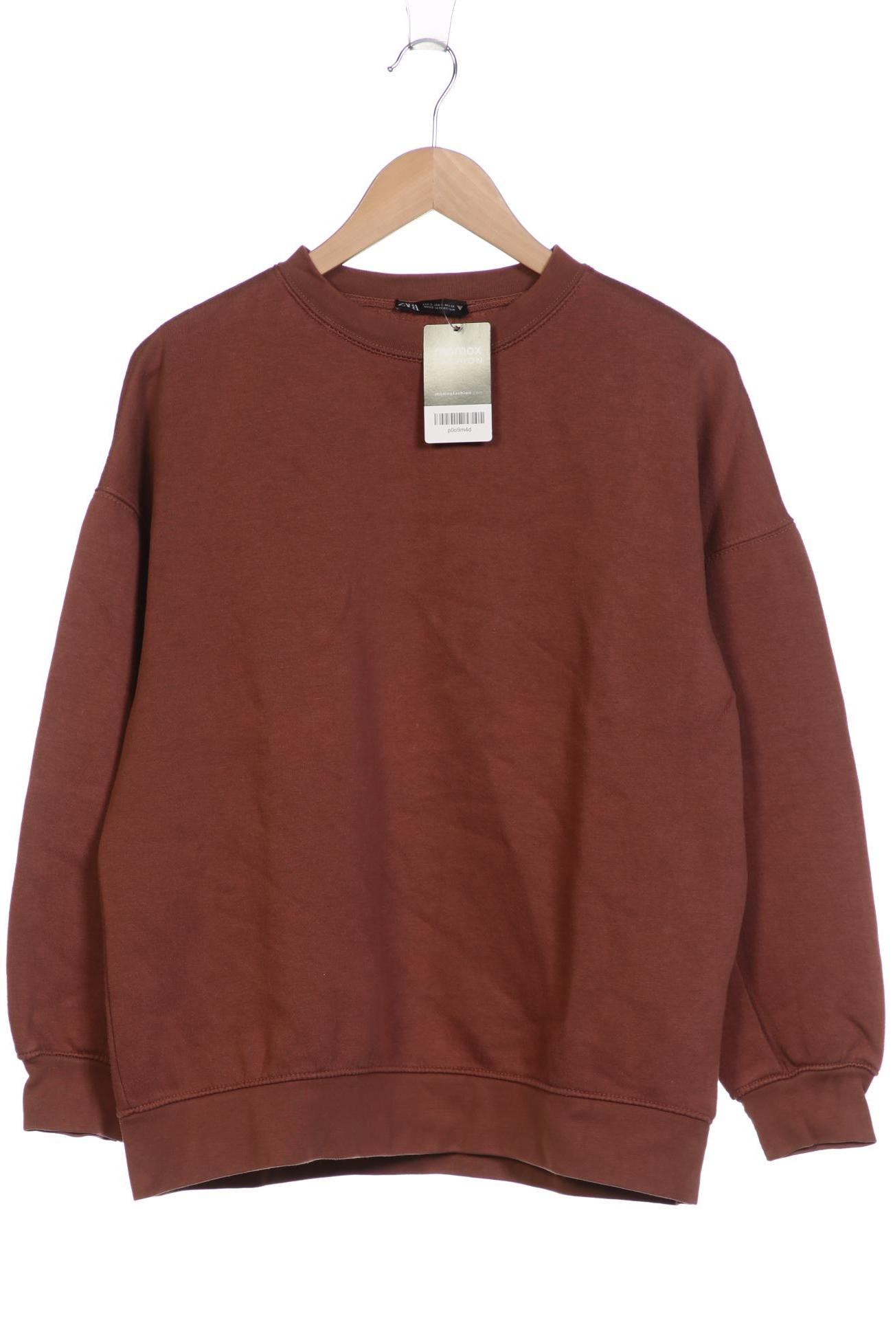 

Zara Damen Sweatshirt, braun, Gr. 36
