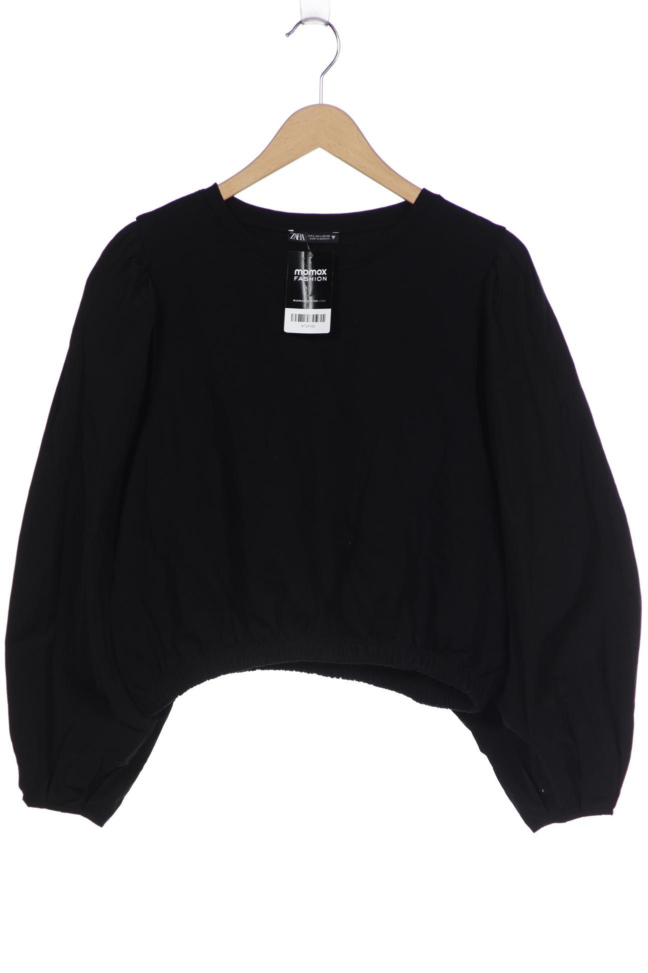 

ZARA Damen Sweatshirt, schwarz