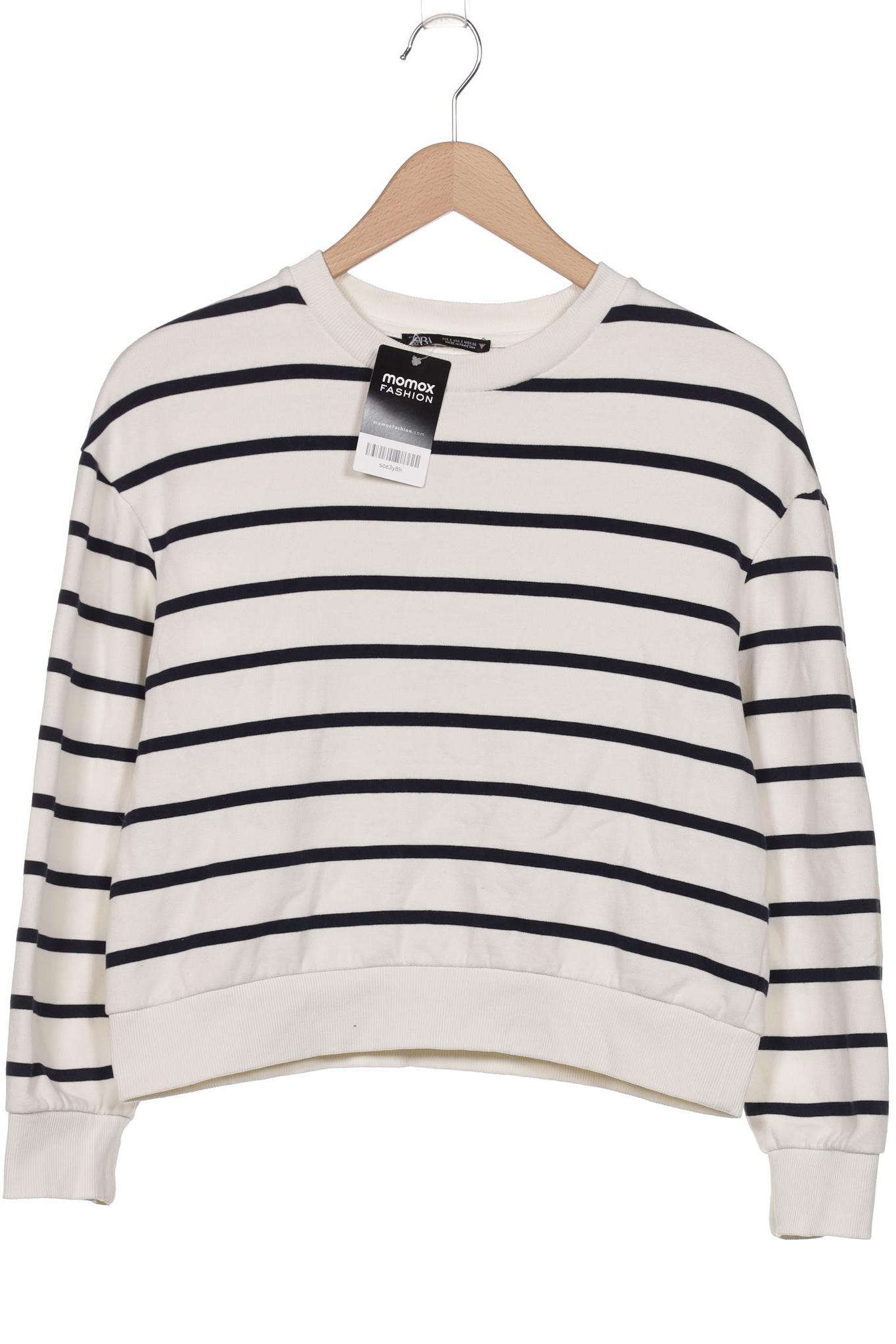 

Zara Damen Sweatshirt, weiß, Gr. 36