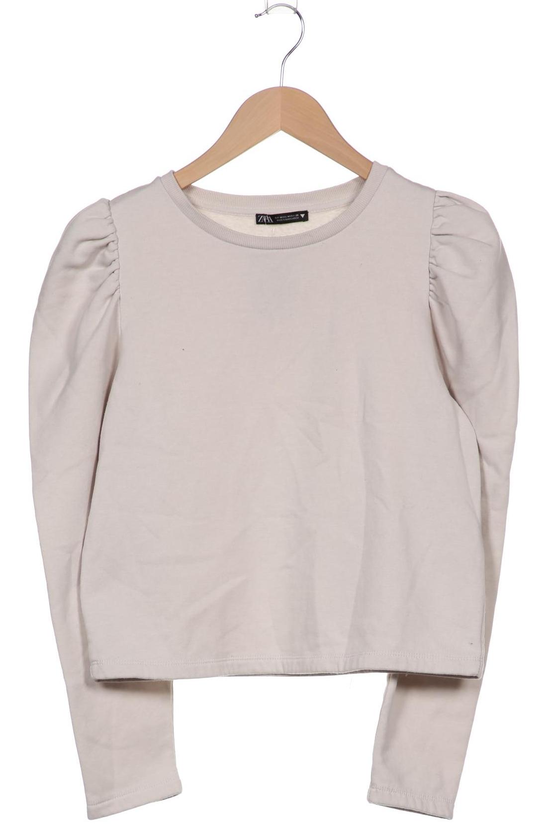 

ZARA Damen Sweatshirt, cremeweiß