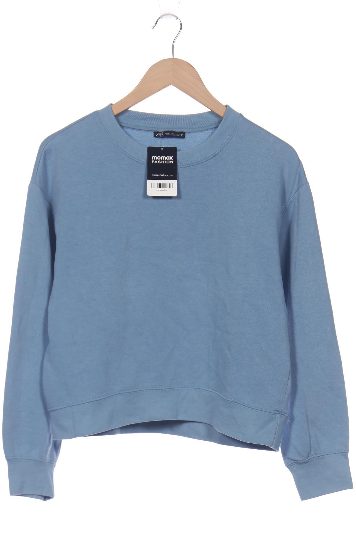 

Zara Damen Sweatshirt, blau, Gr. 38