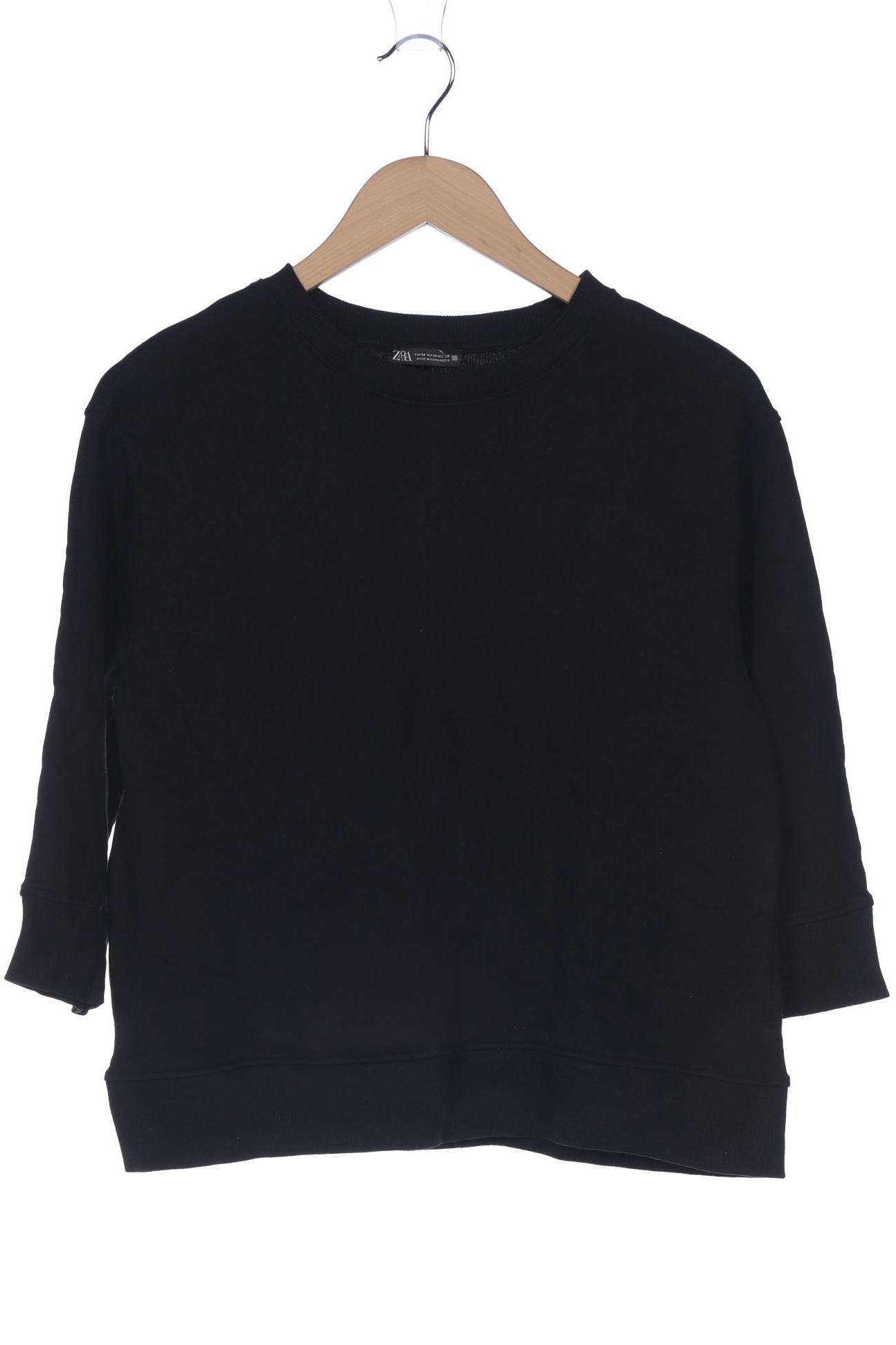 

ZARA Damen Sweatshirt, schwarz