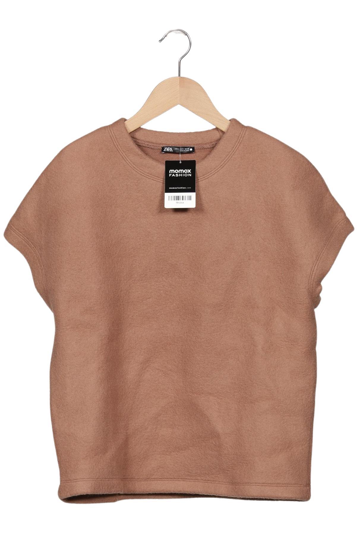 

Zara Damen Sweatshirt, beige, Gr. 36