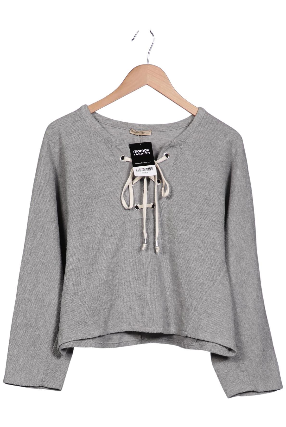 

Zara Damen Sweatshirt, grau, Gr. 38