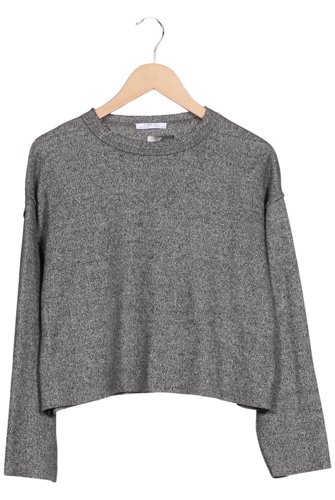 

Zara Damen Sweatshirt, grau, Gr. 36