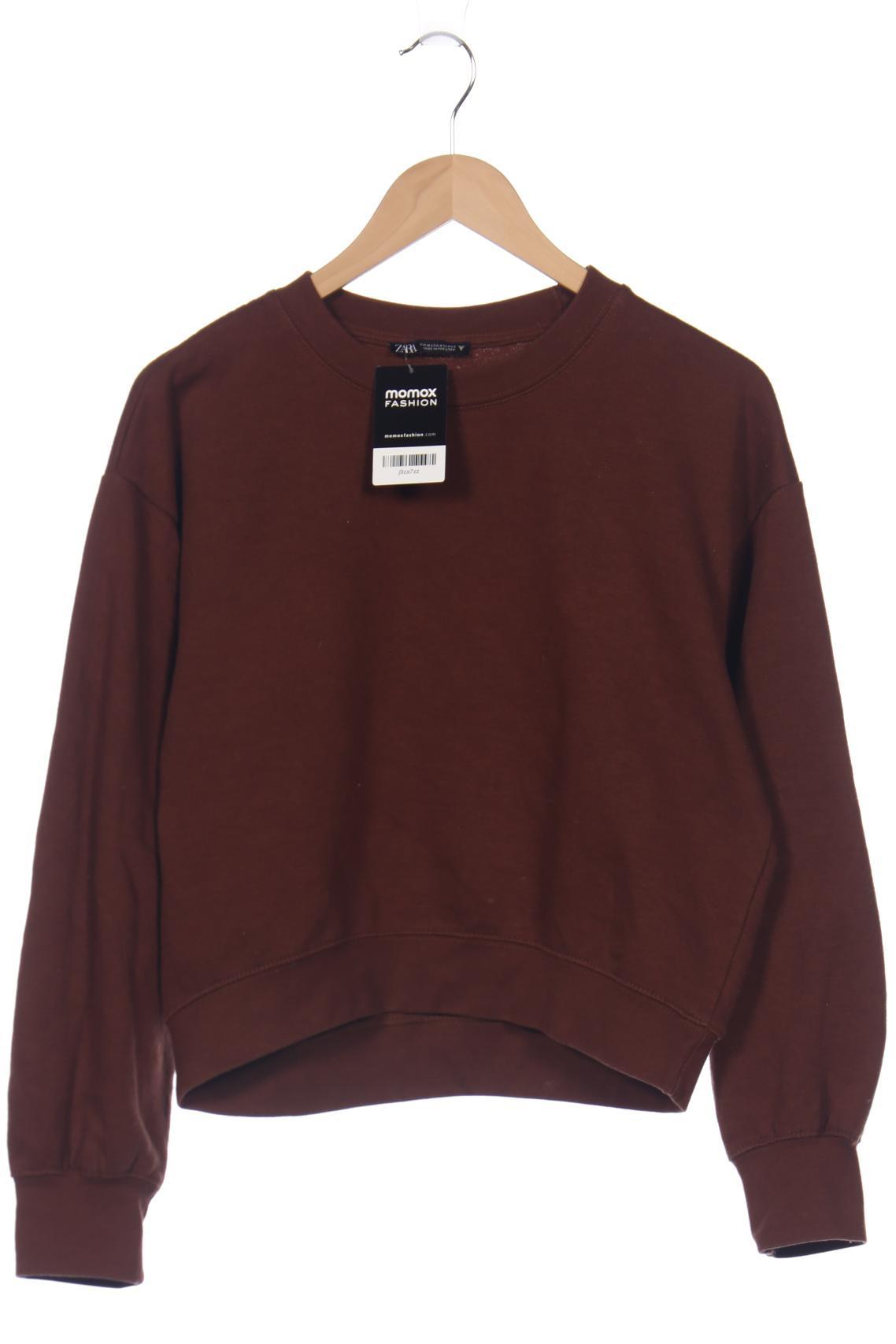 

Zara Damen Sweatshirt, braun, Gr. 38