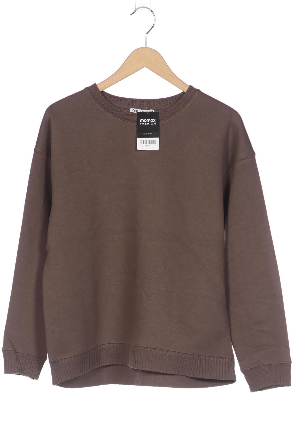 

ZARA Damen Sweatshirt, braun