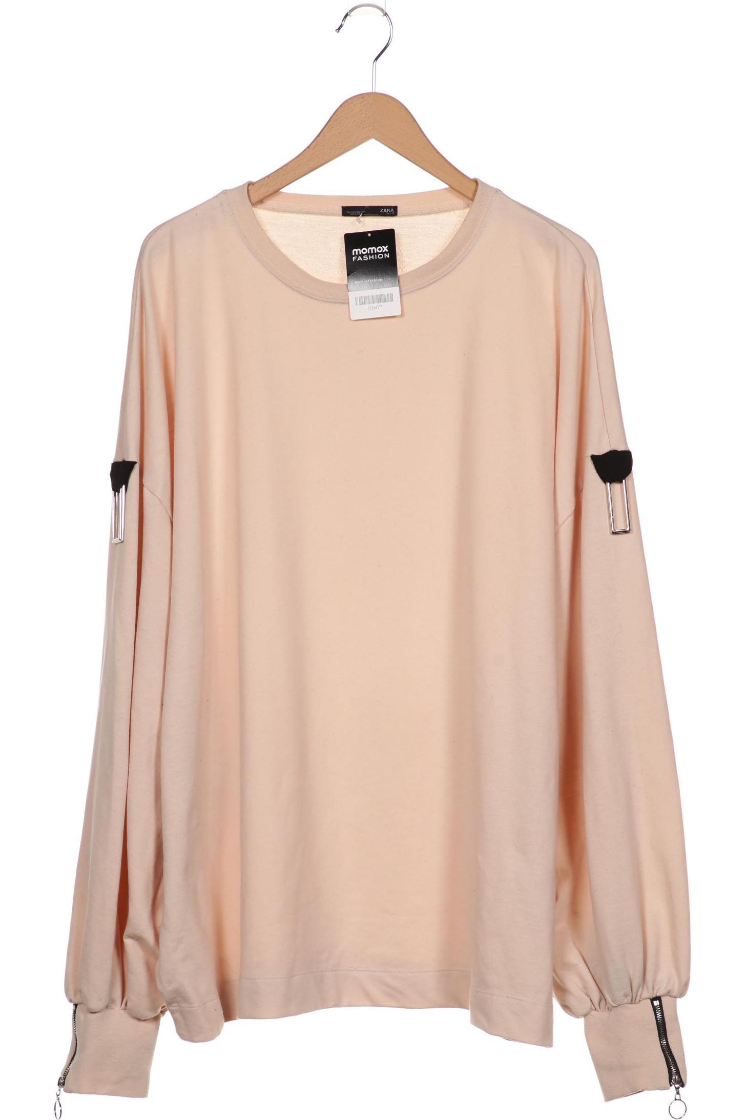 

Zara Damen Sweatshirt, beige, Gr. 36
