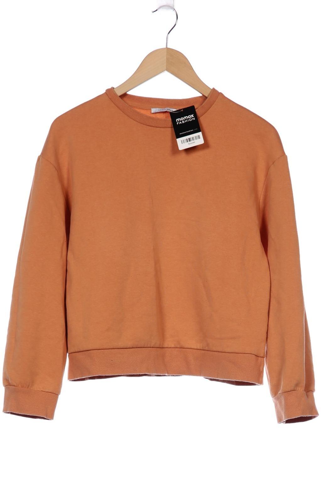 

Zara Damen Sweatshirt, orange, Gr. 38