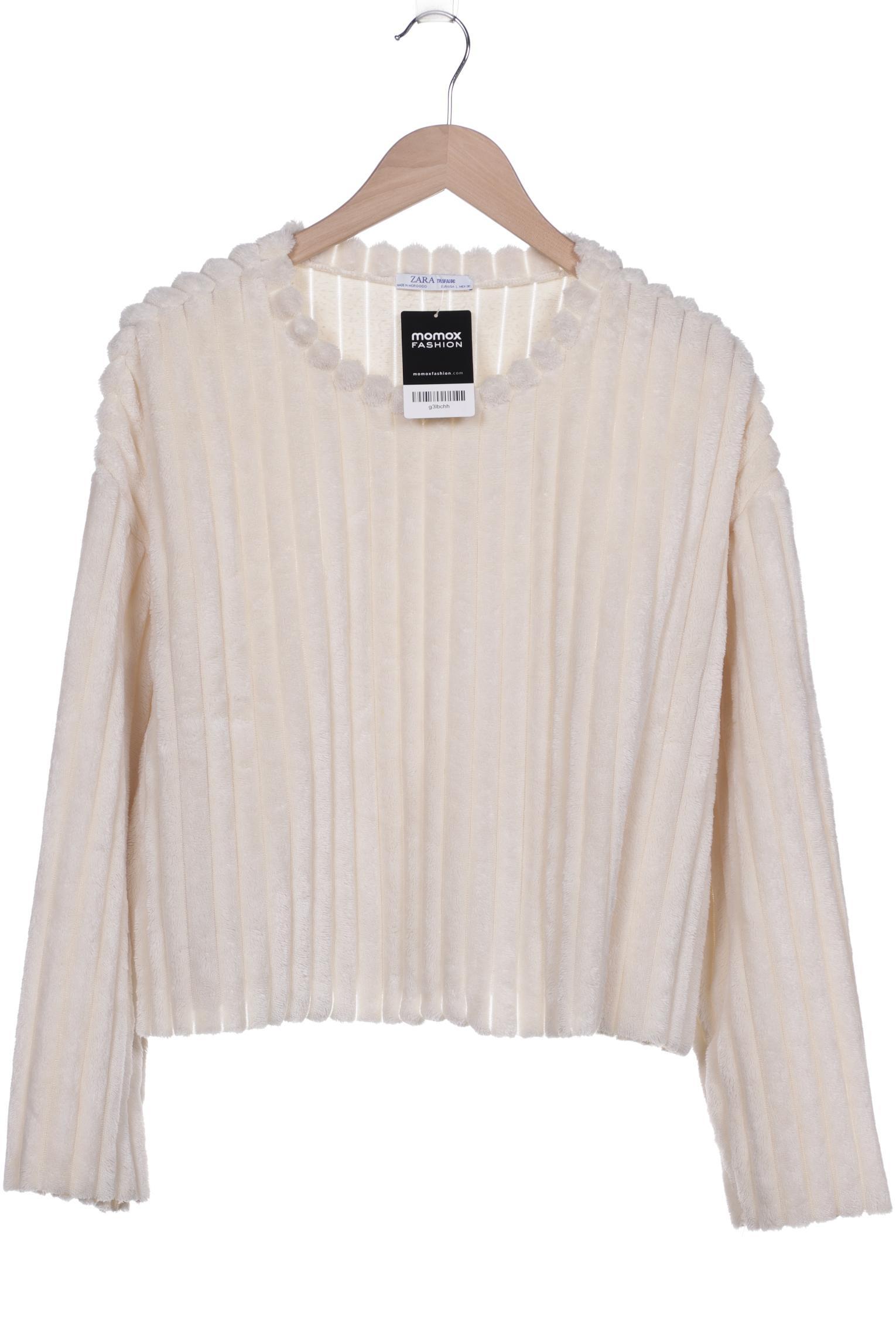 

ZARA Damen Sweatshirt, cremeweiß