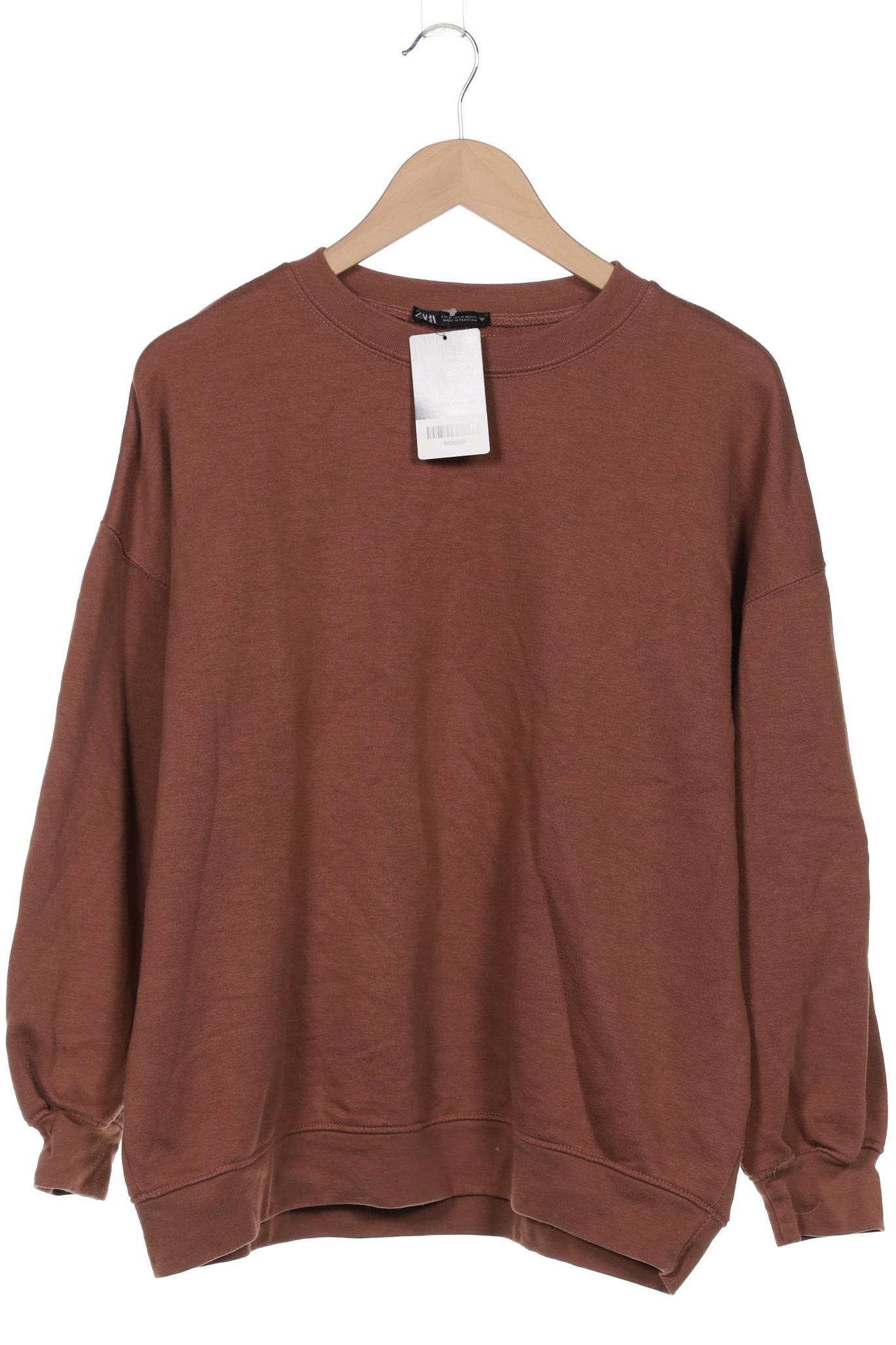 

Zara Damen Sweatshirt, braun, Gr. 38