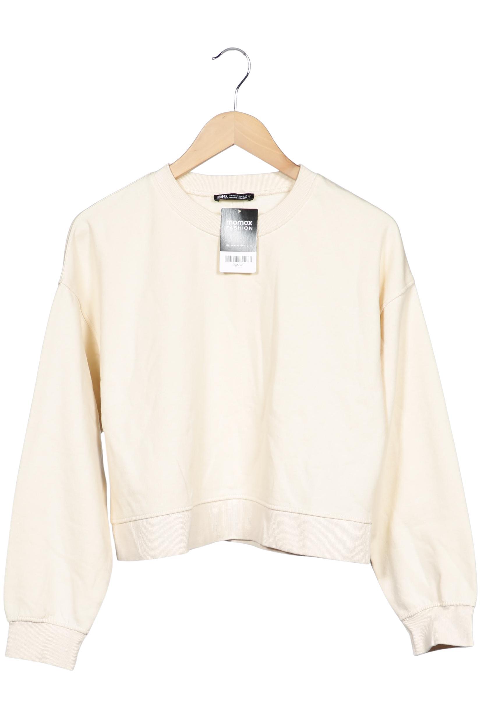 

Zara Damen Sweatshirt, cremeweiß, Gr. 64