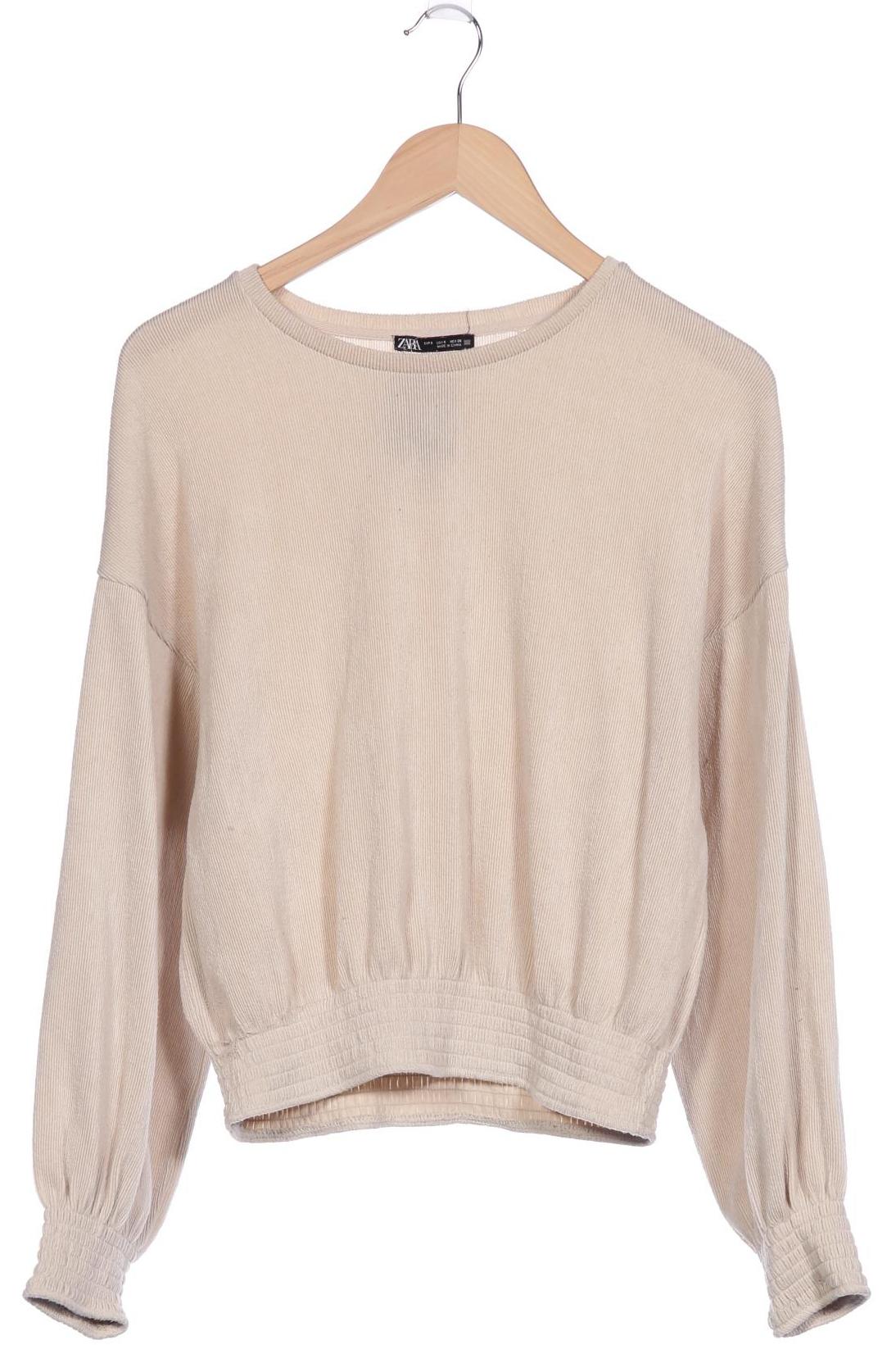 

ZARA Damen Sweatshirt, beige