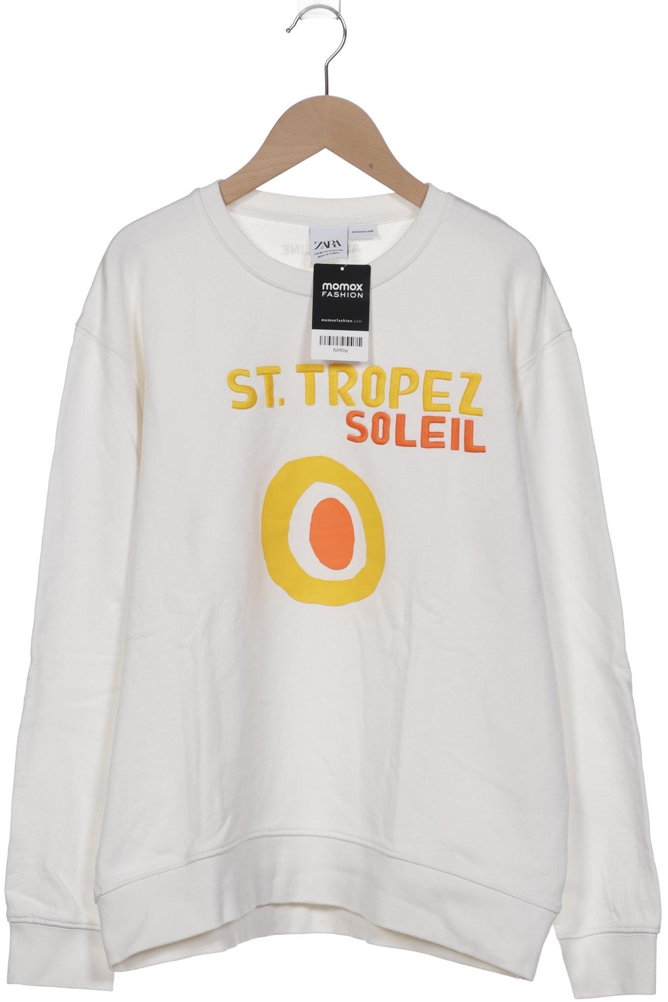 

Zara Damen Sweatshirt, weiß, Gr. 38