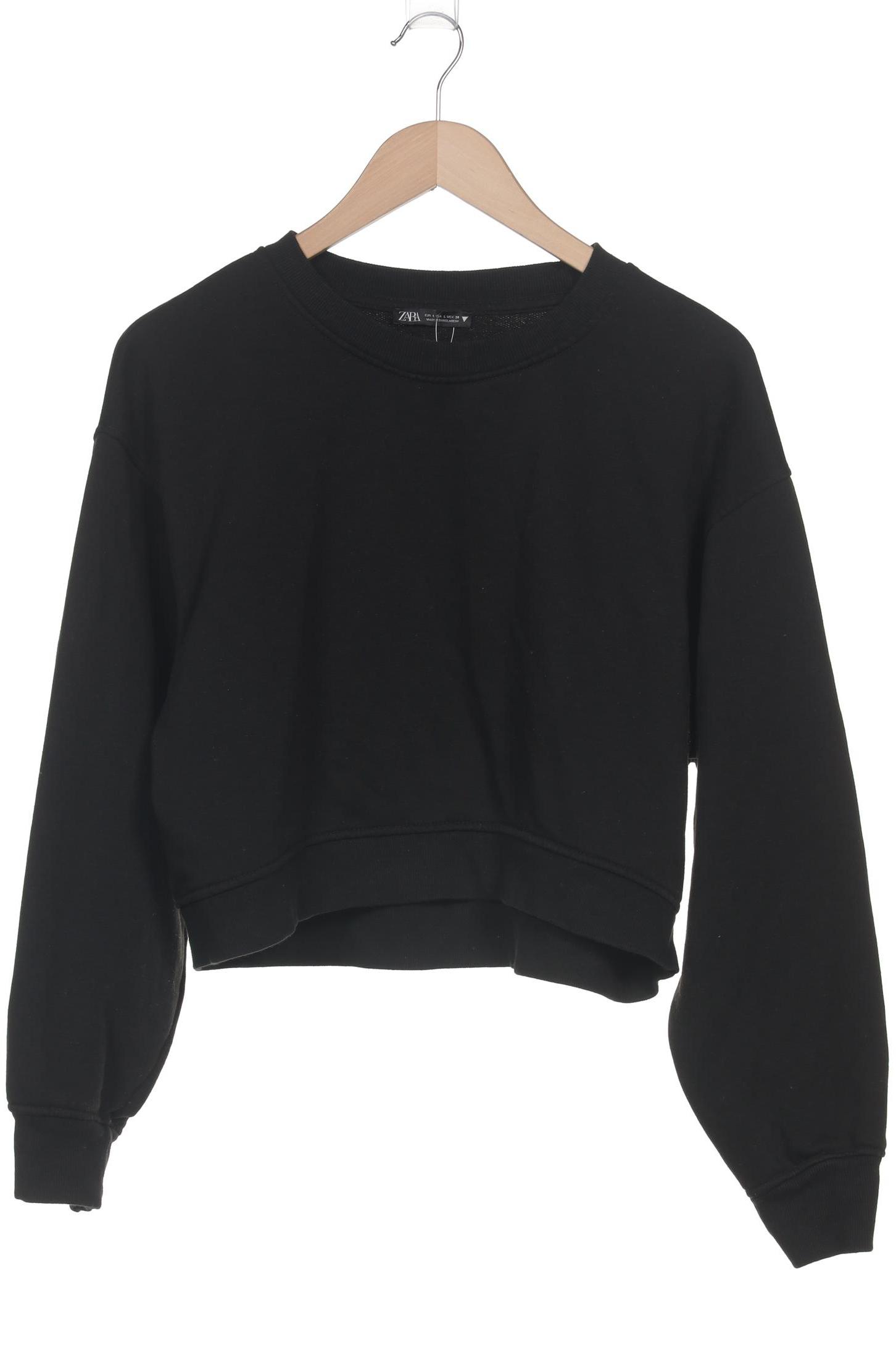 

Zara Damen Sweatshirt, schwarz, Gr. 42