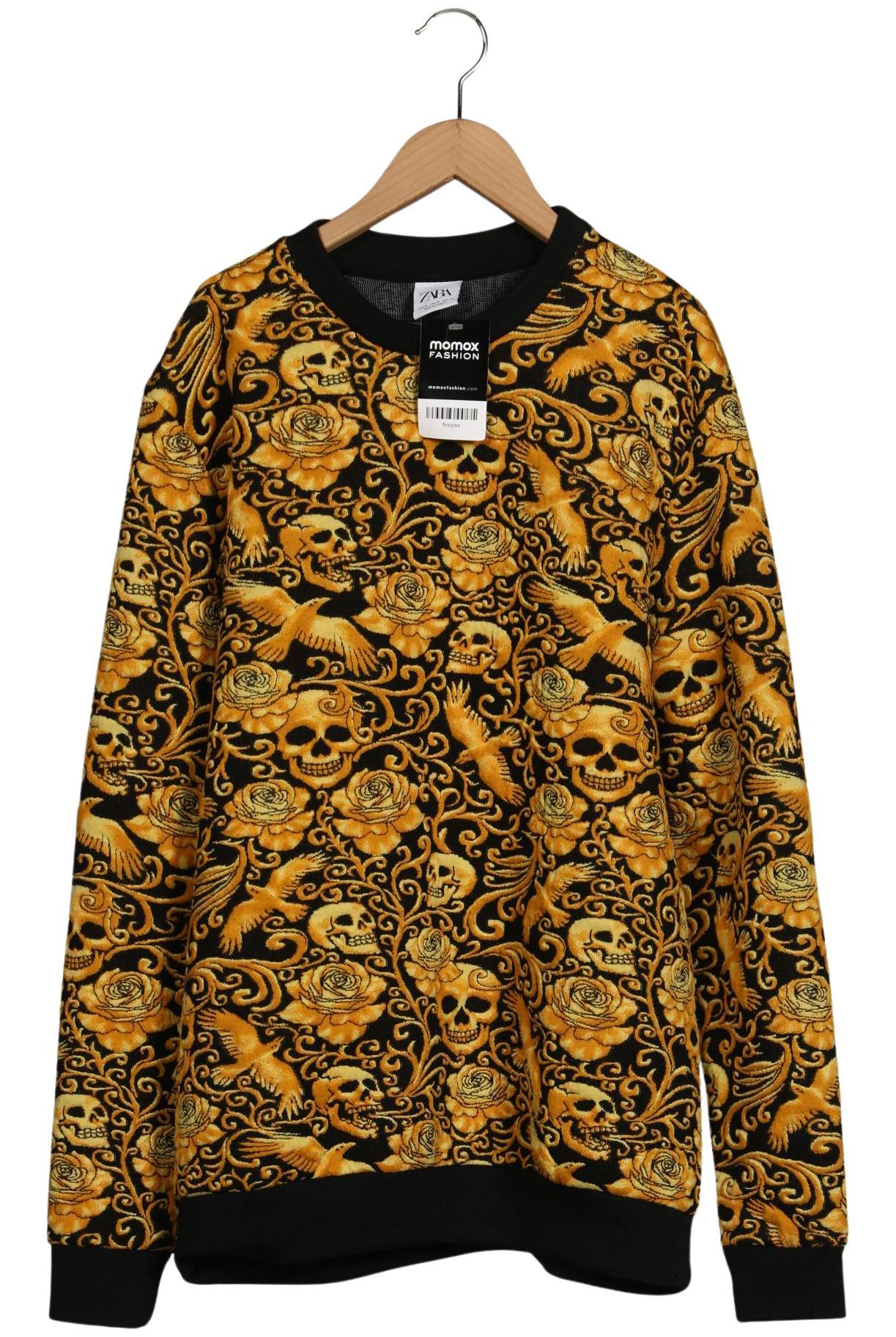 

Zara Damen Sweatshirt, gelb, Gr. 44