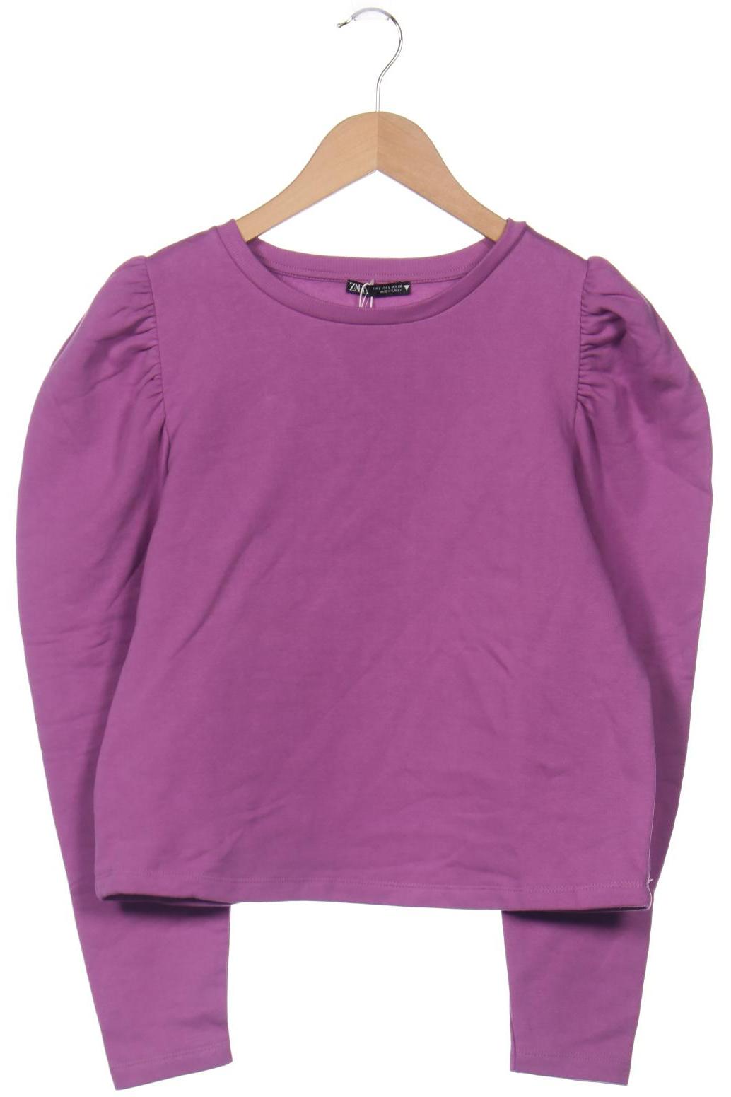 

ZARA Damen Sweatshirt, flieder