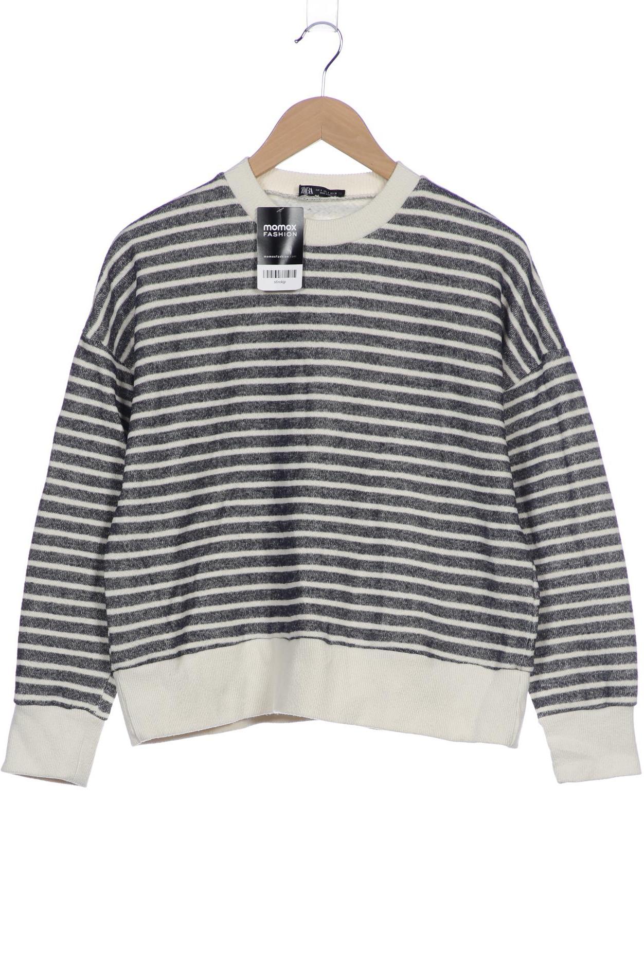 

Zara Damen Sweatshirt, cremeweiß, Gr. 36