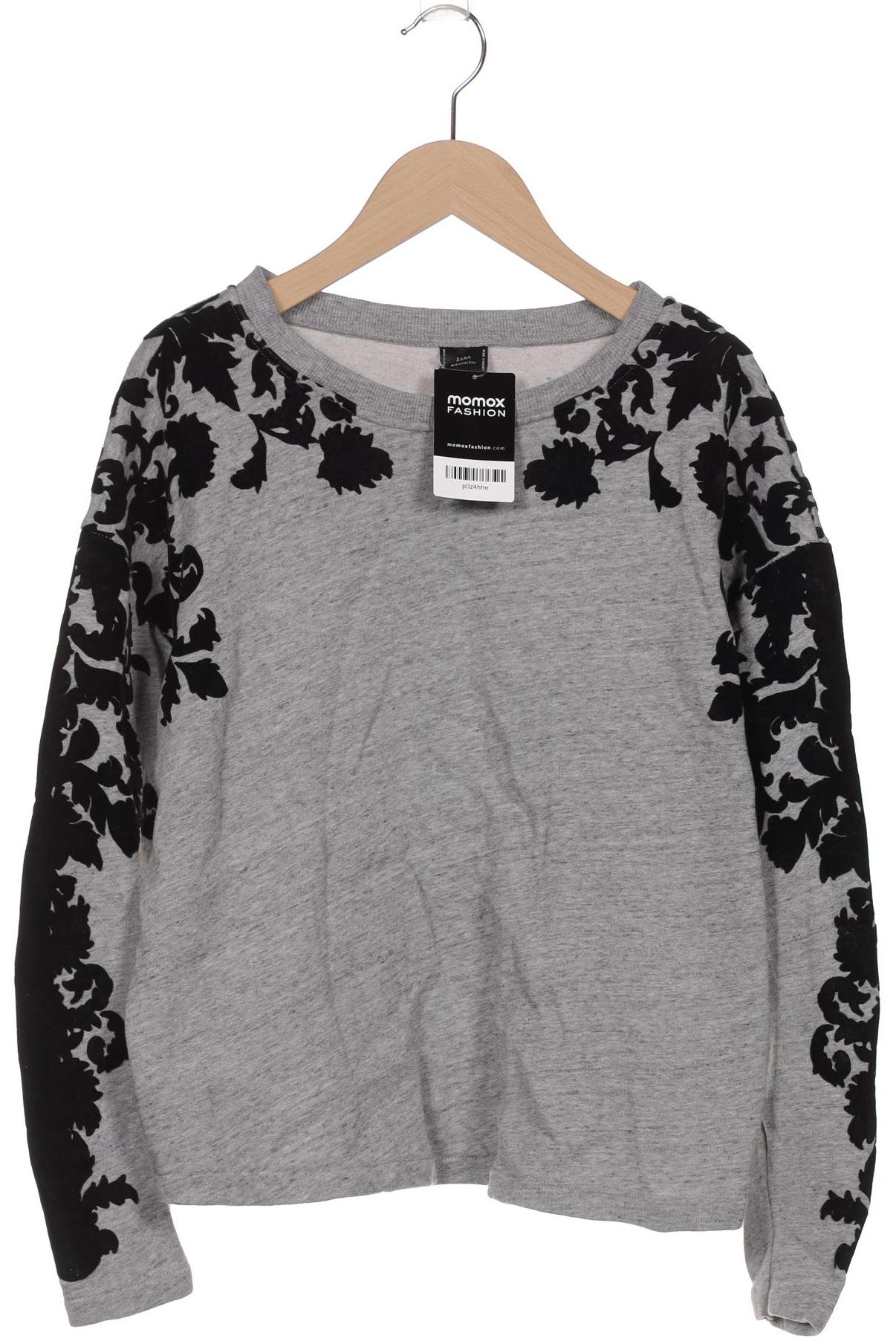 

Zara Damen Sweatshirt, grau, Gr. 36