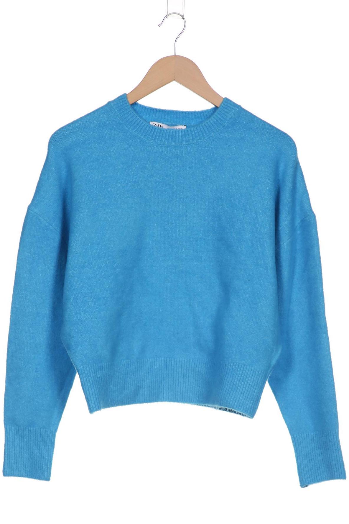 

Zara Damen Sweatshirt, blau, Gr. 36