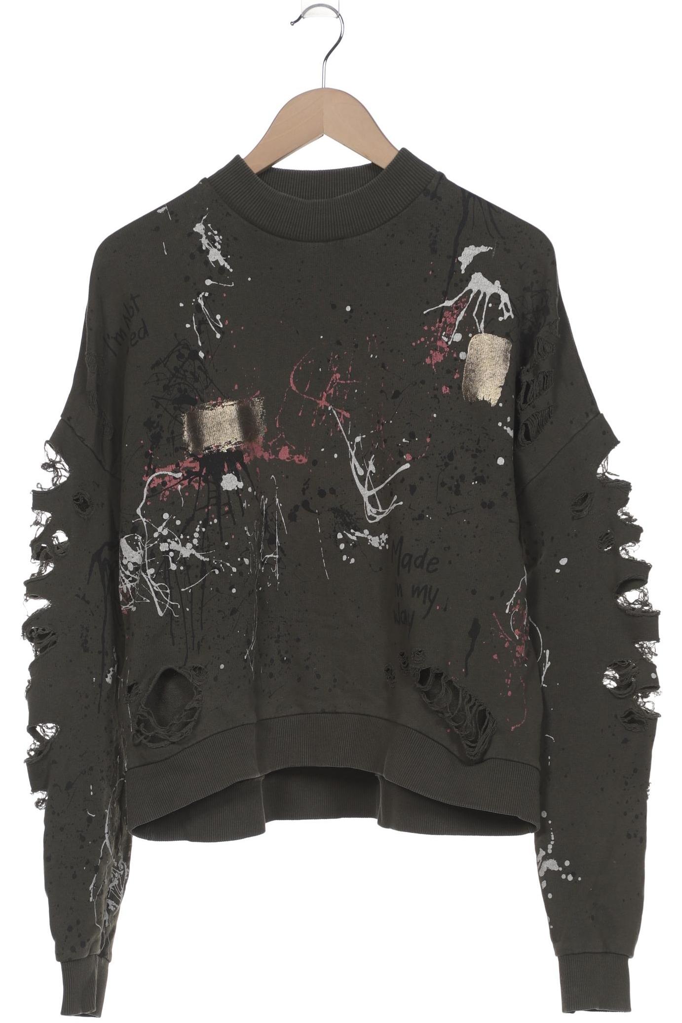 

Zara Damen Sweatshirt, grün, Gr. 36
