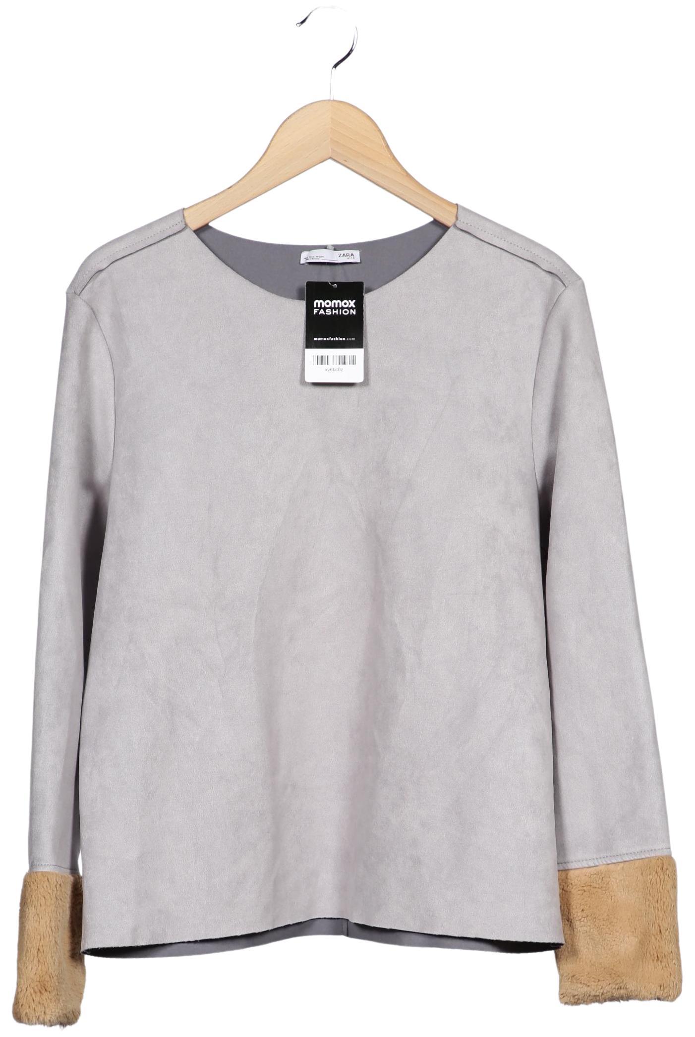 

Zara Damen Sweatshirt, grau, Gr. 42