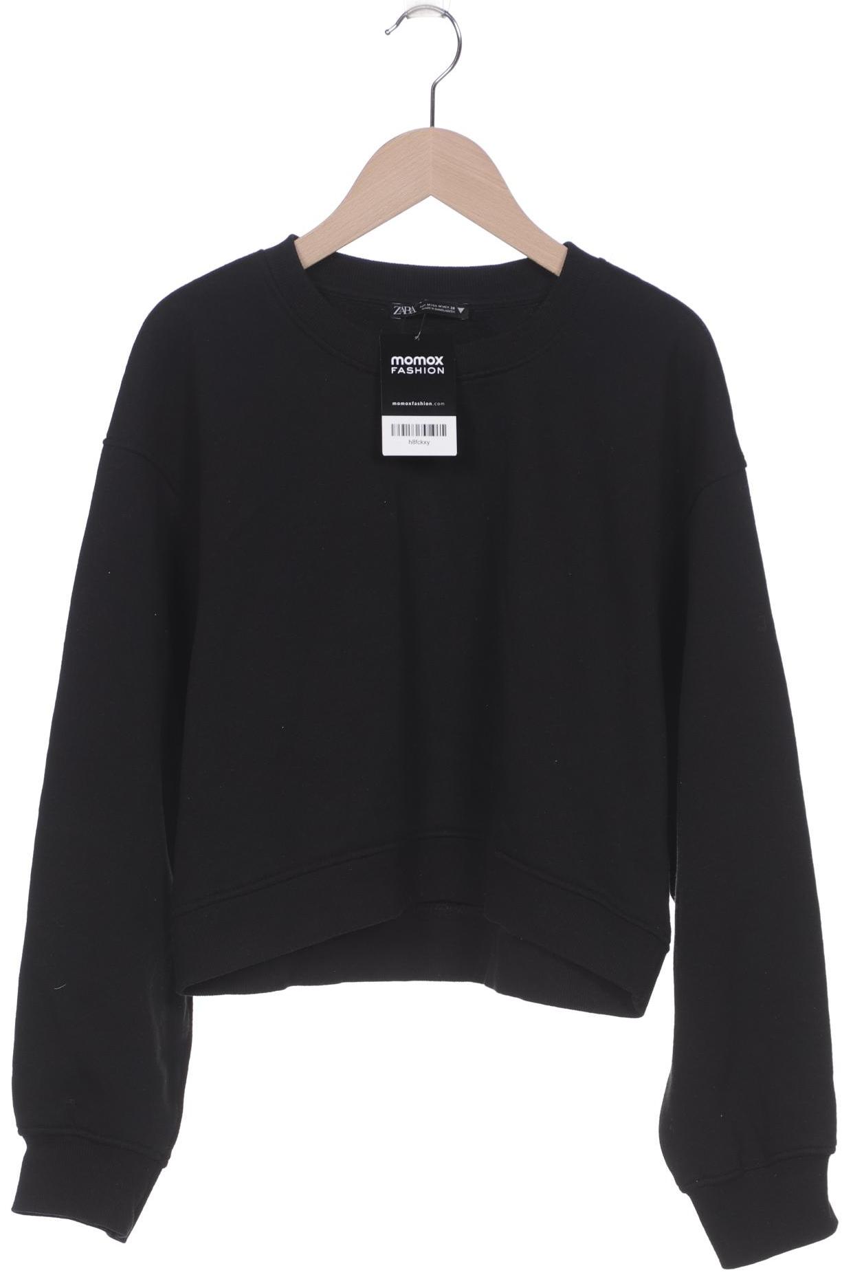 

ZARA Damen Sweatshirt, schwarz