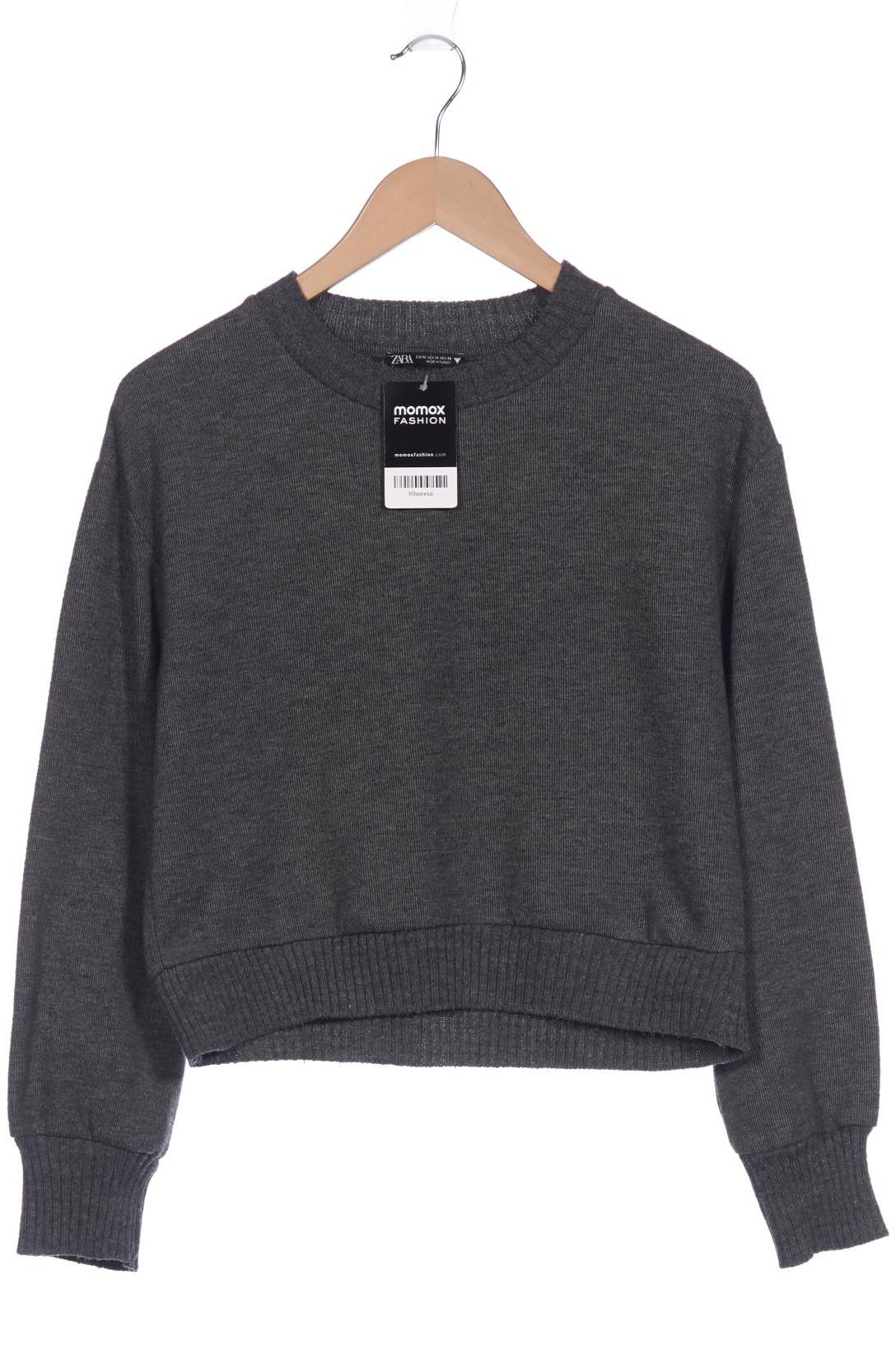 

Zara Damen Sweatshirt, grau, Gr. 38