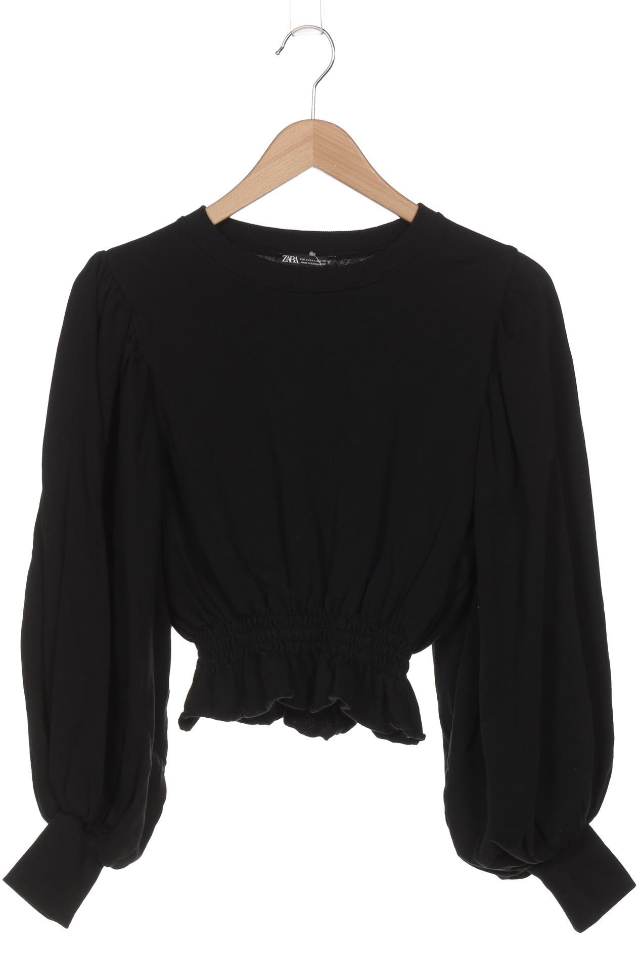

Zara Damen Sweatshirt, schwarz, Gr. 36