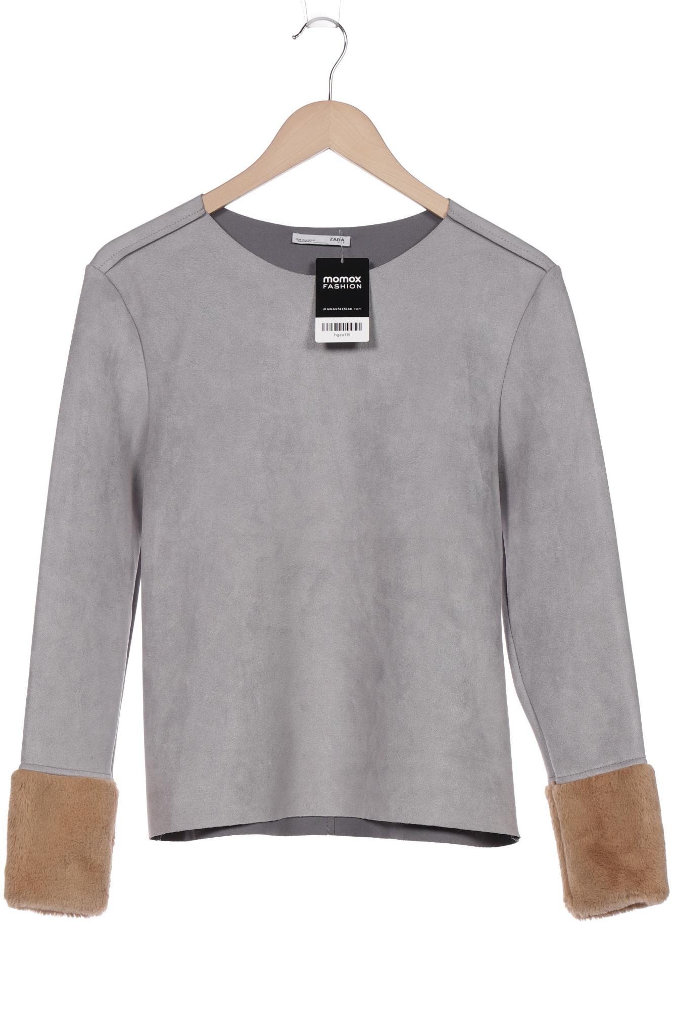 

ZARA Damen Sweatshirt, grau