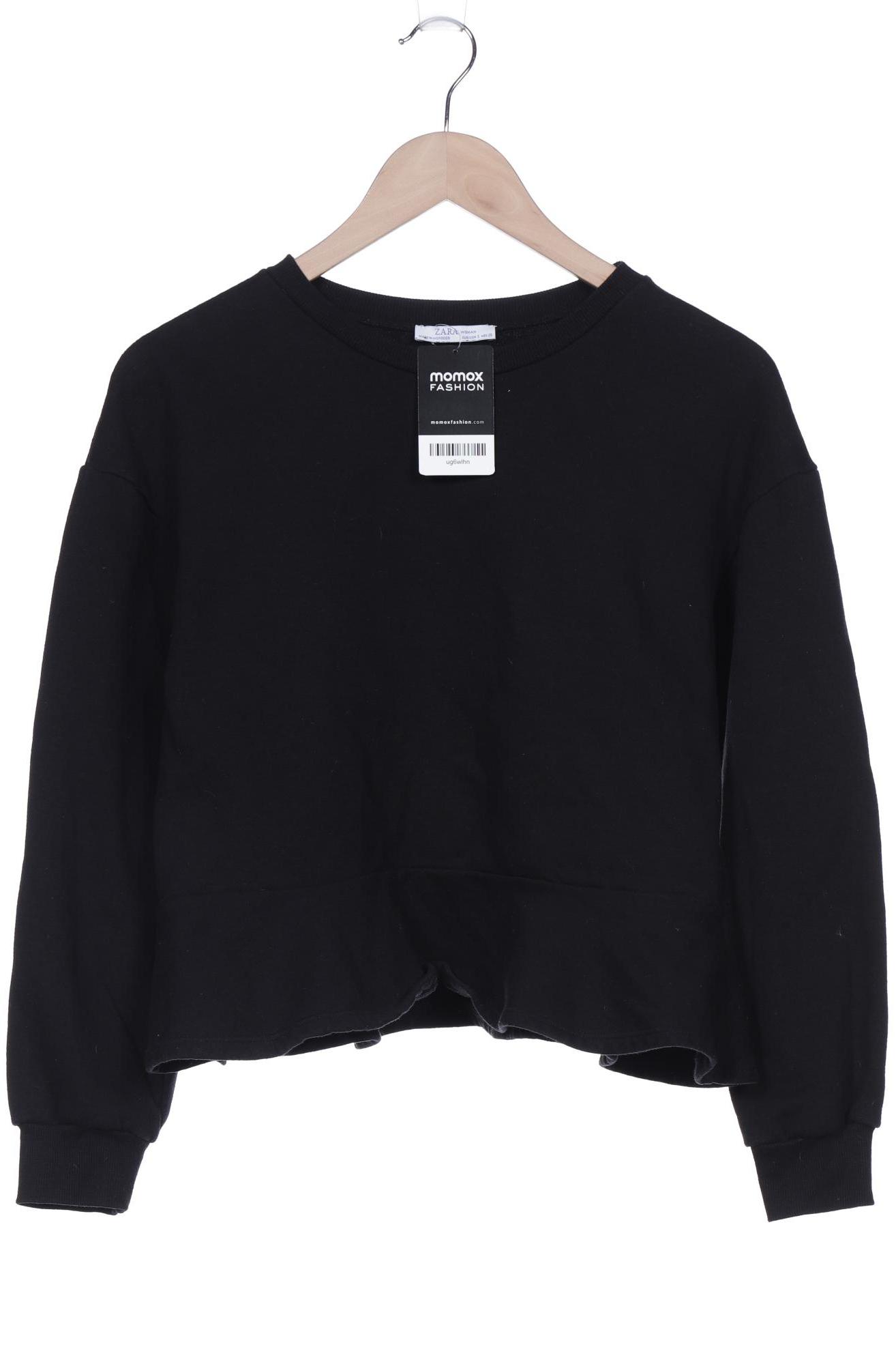 

Zara Damen Sweatshirt, schwarz, Gr. 36