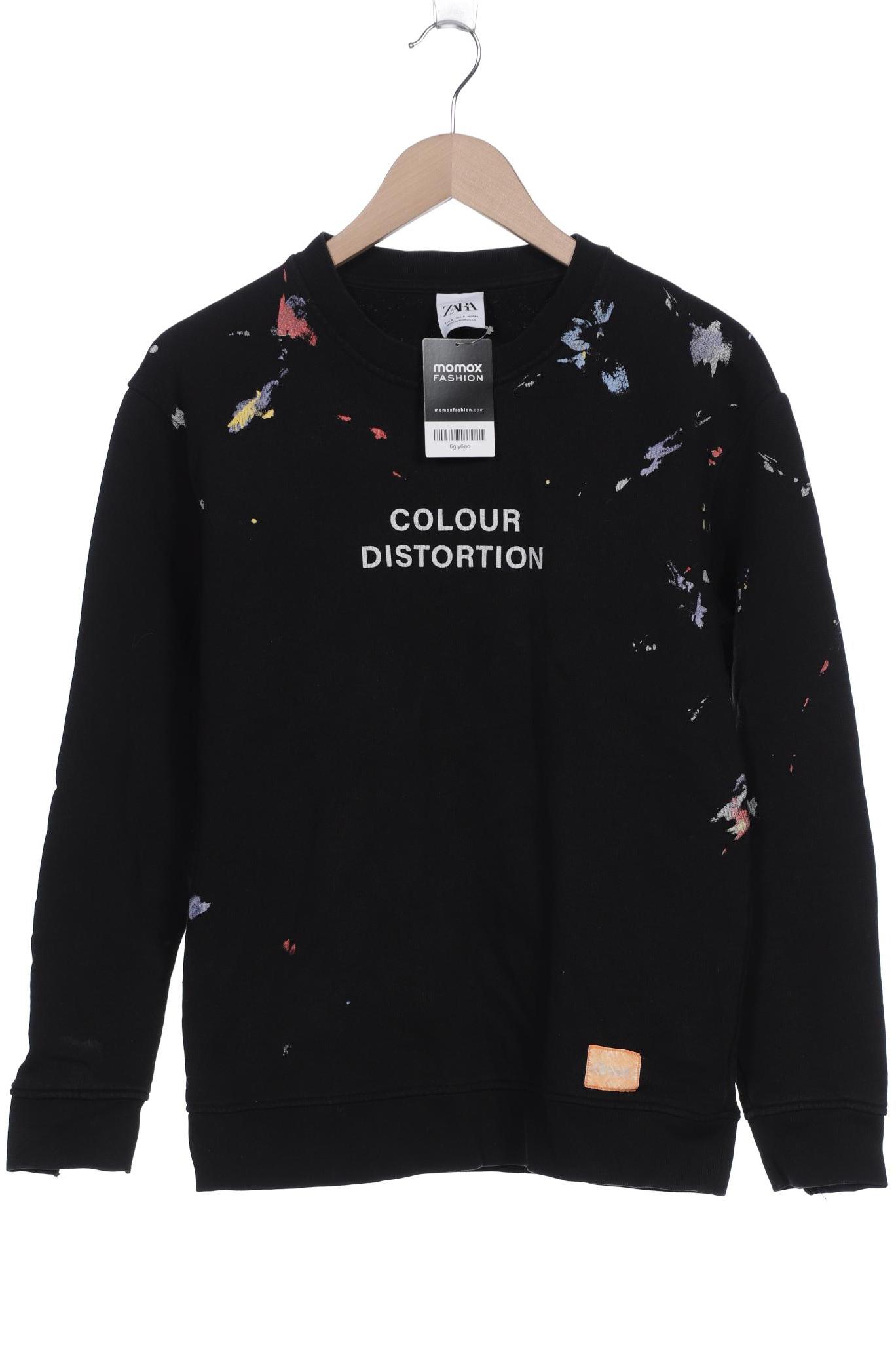 

Zara Damen Sweatshirt, schwarz, Gr. 36