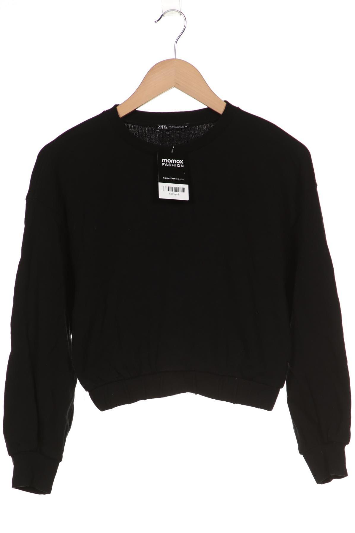 

ZARA Damen Sweatshirt, schwarz