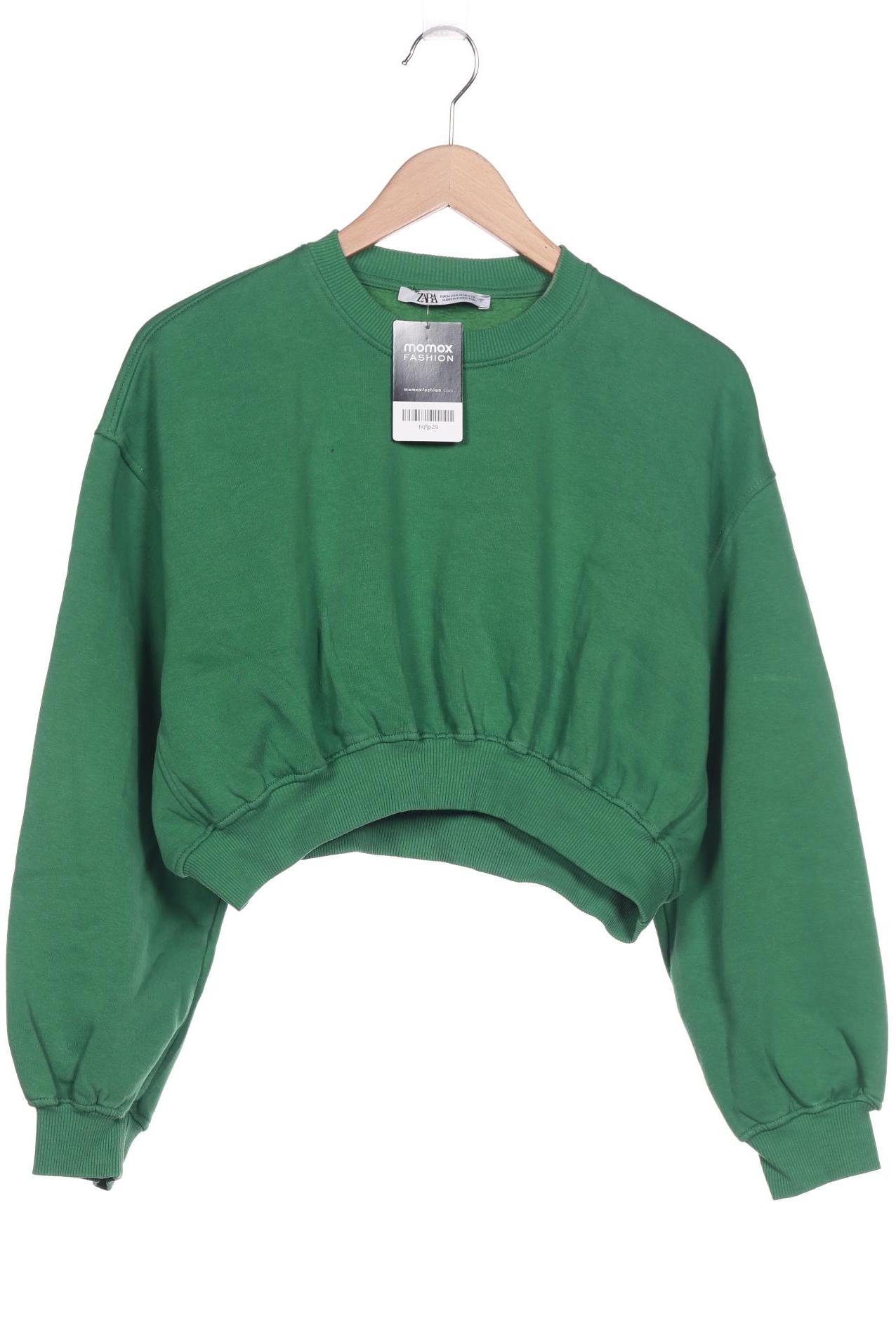 

Zara Damen Sweatshirt, grün, Gr. 38