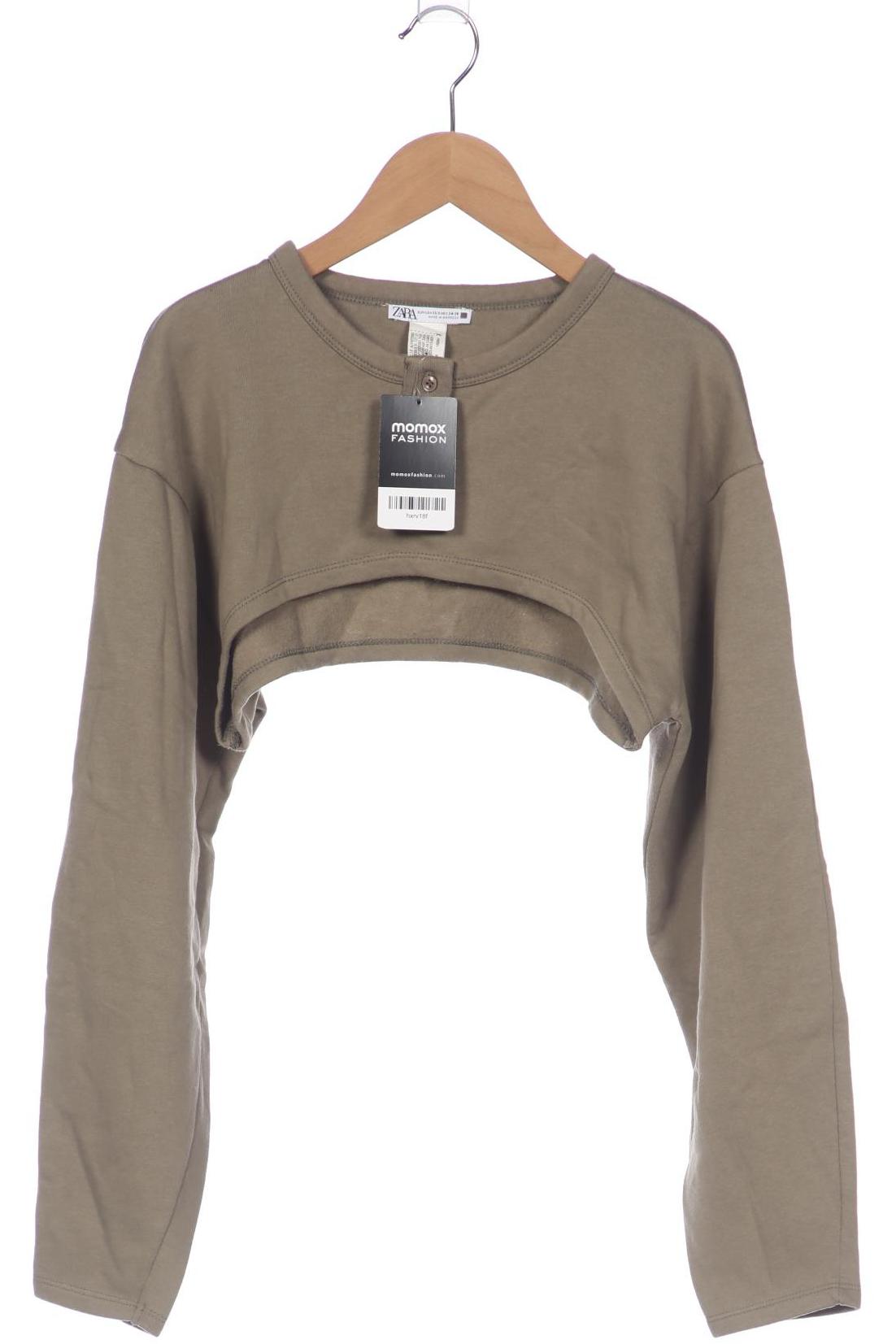 

Zara Damen Sweatshirt, hellgrün, Gr. 34