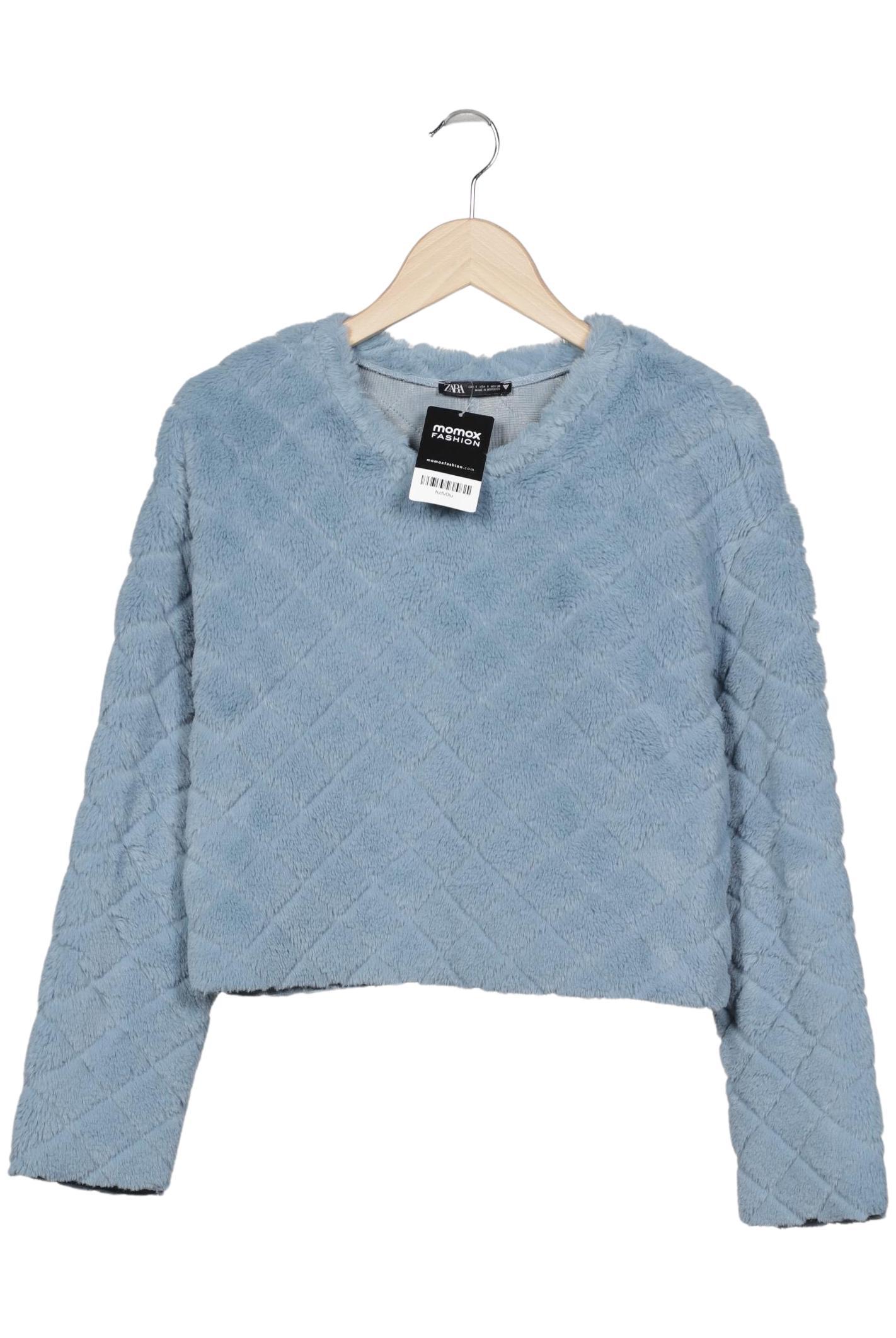 

Zara Damen Sweatshirt, hellblau, Gr. 36