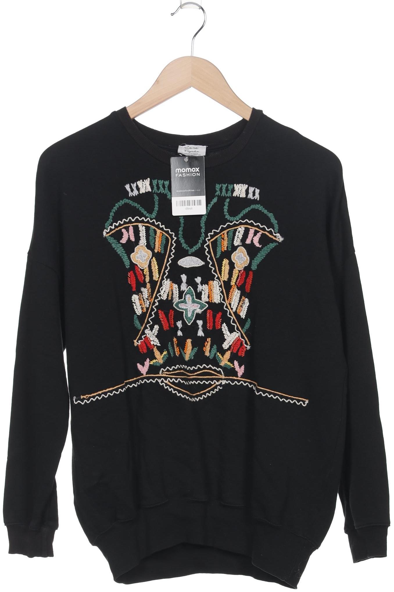

Zara Damen Sweatshirt, schwarz, Gr. 38