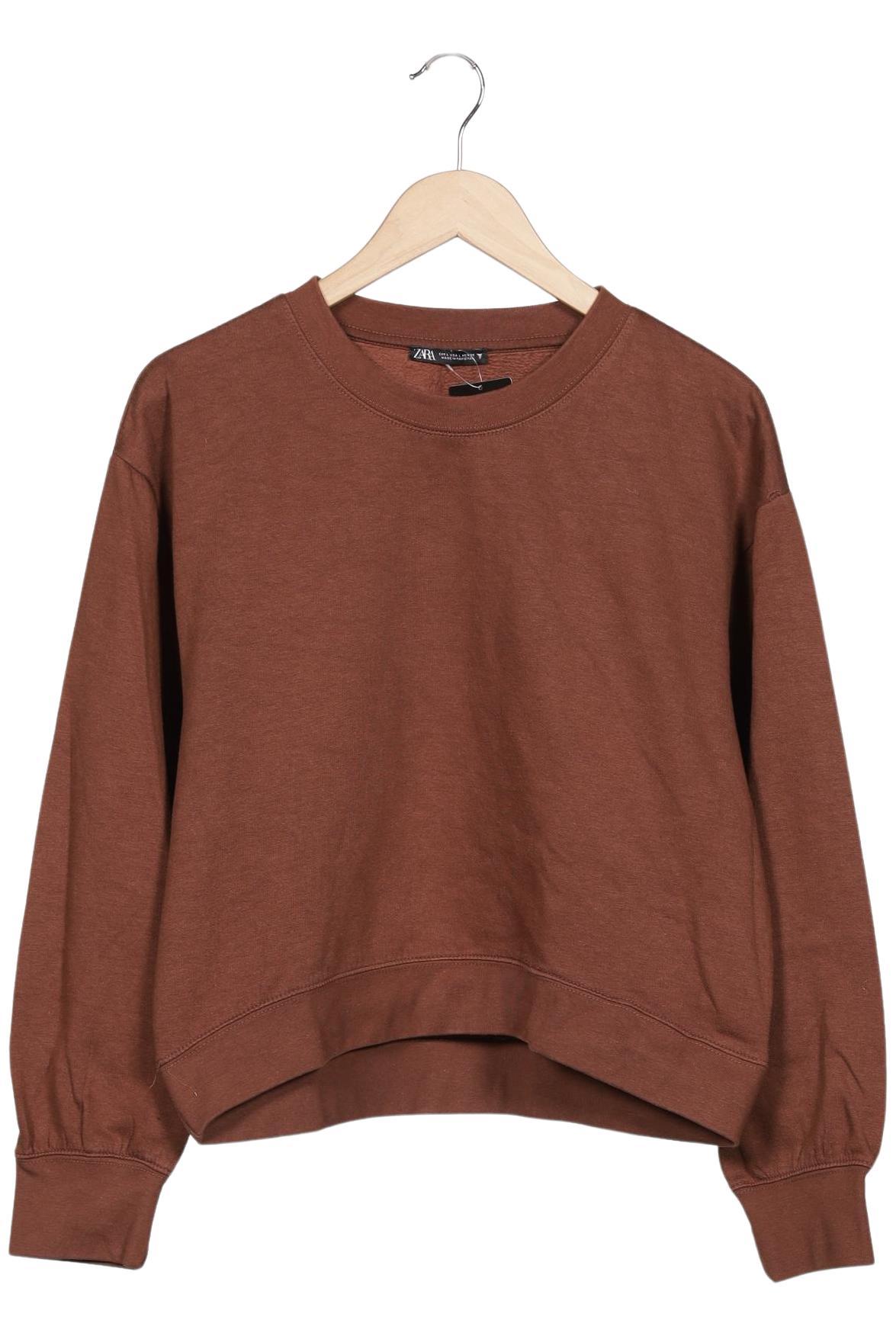 

Zara Damen Sweatshirt, braun, Gr. 42