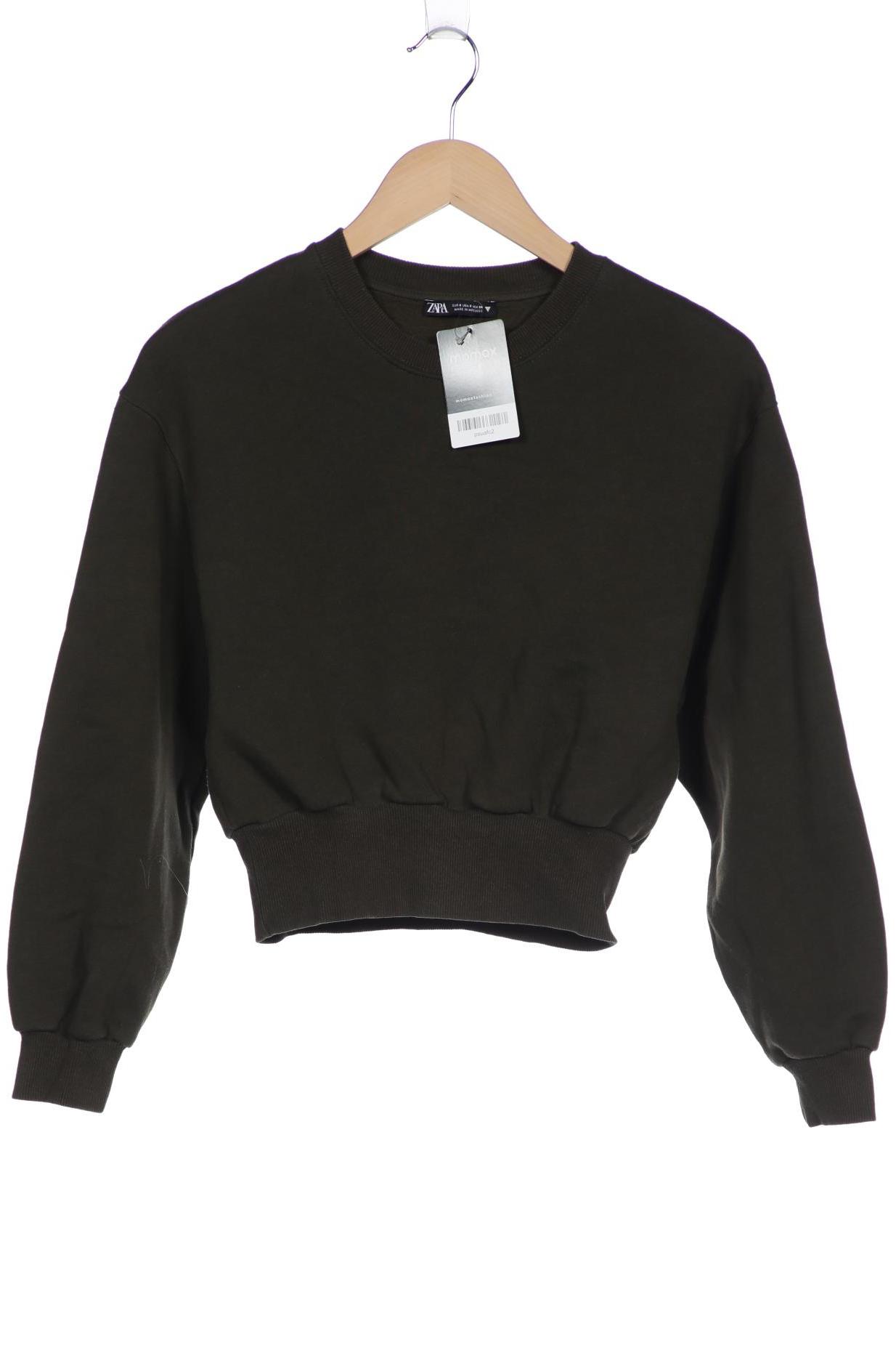 

ZARA Damen Sweatshirt, grün