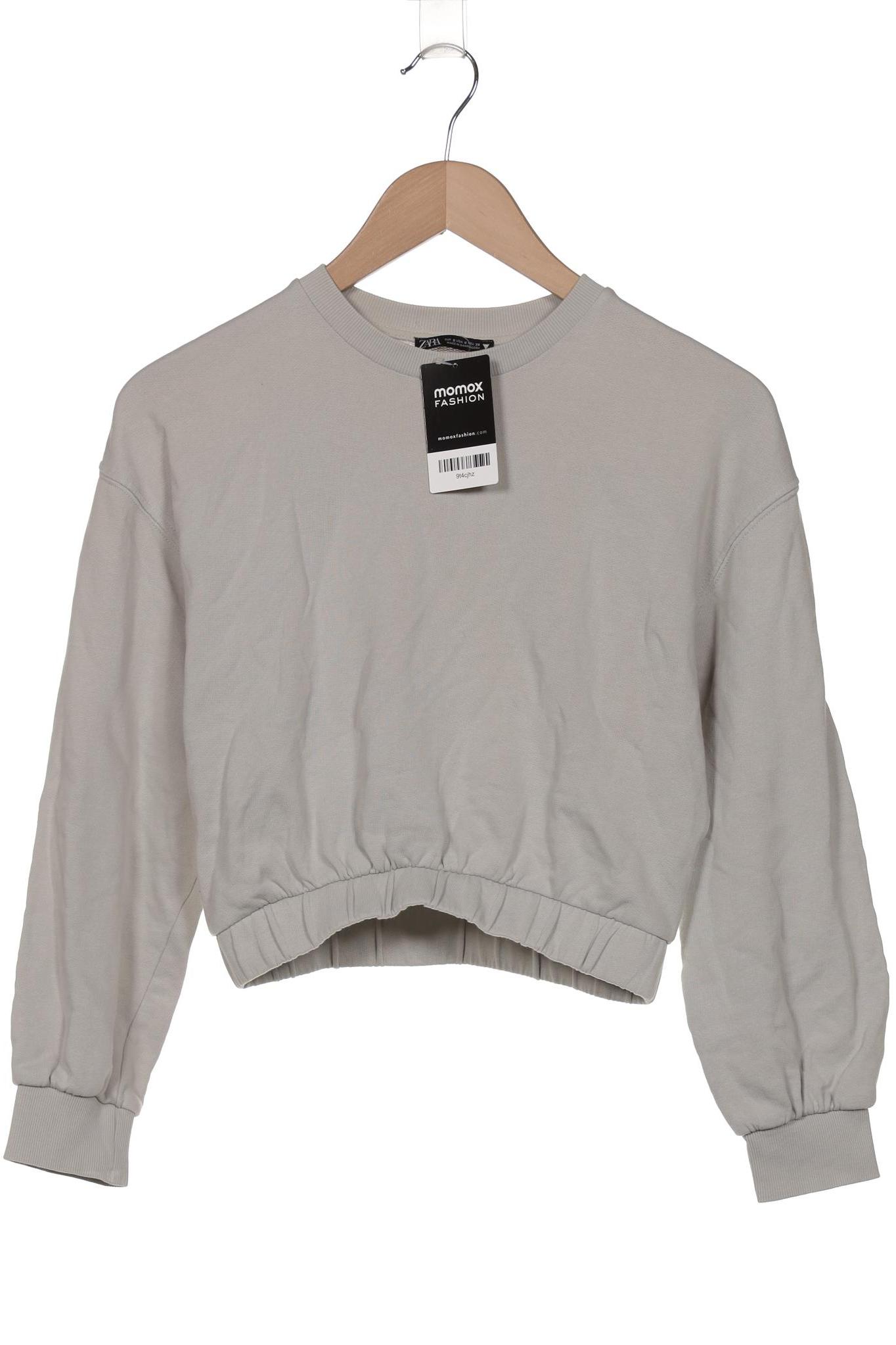 

Zara Damen Sweatshirt, grau, Gr. 36