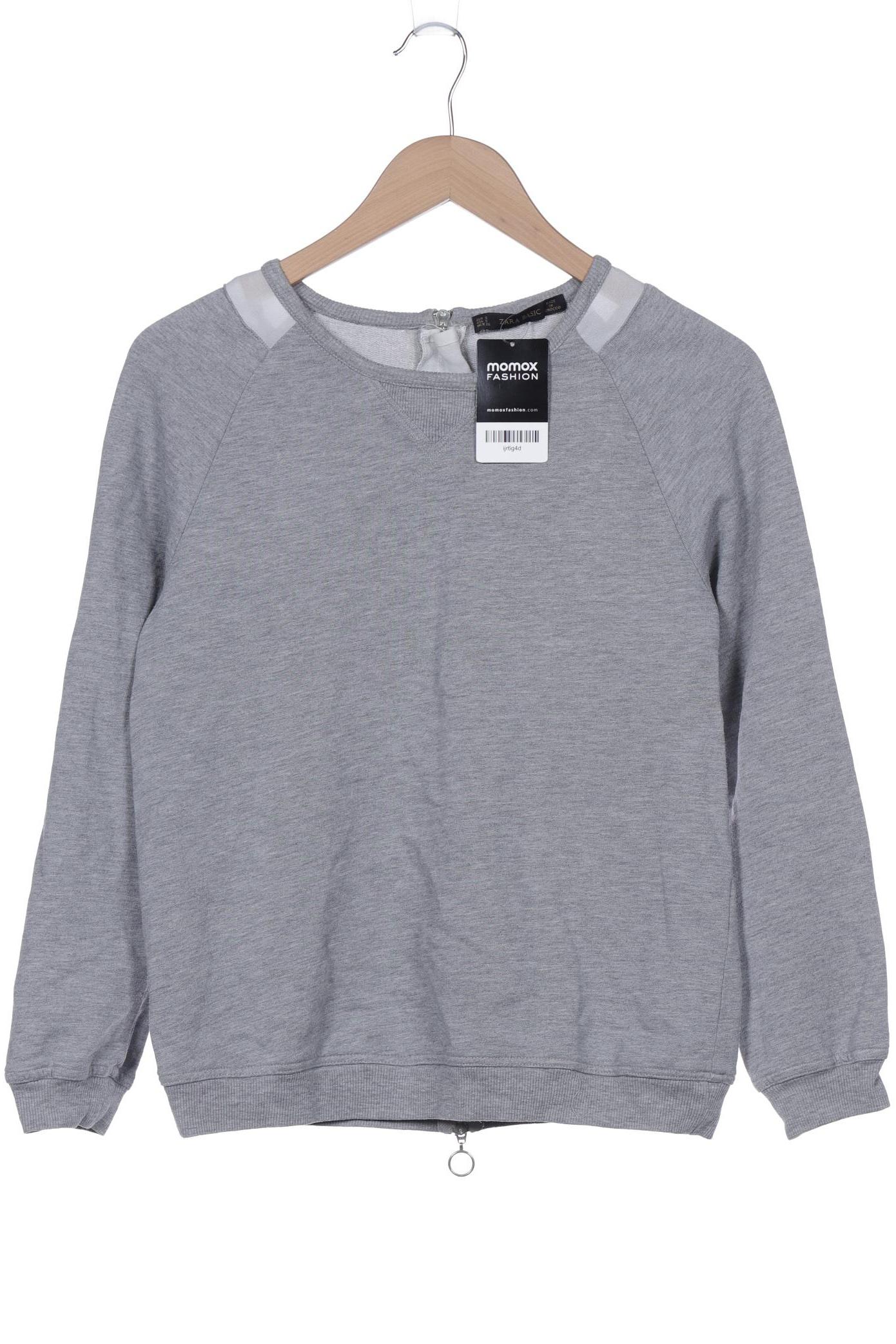 

Zara Damen Sweatshirt, grau, Gr. 36