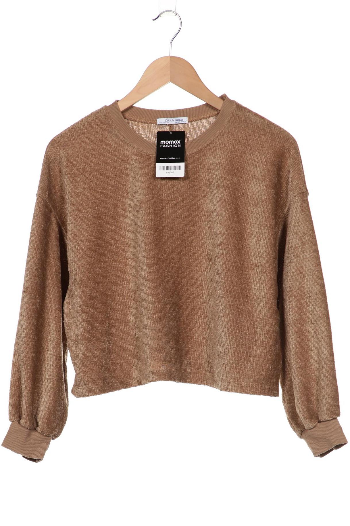 

ZARA Damen Sweatshirt, braun