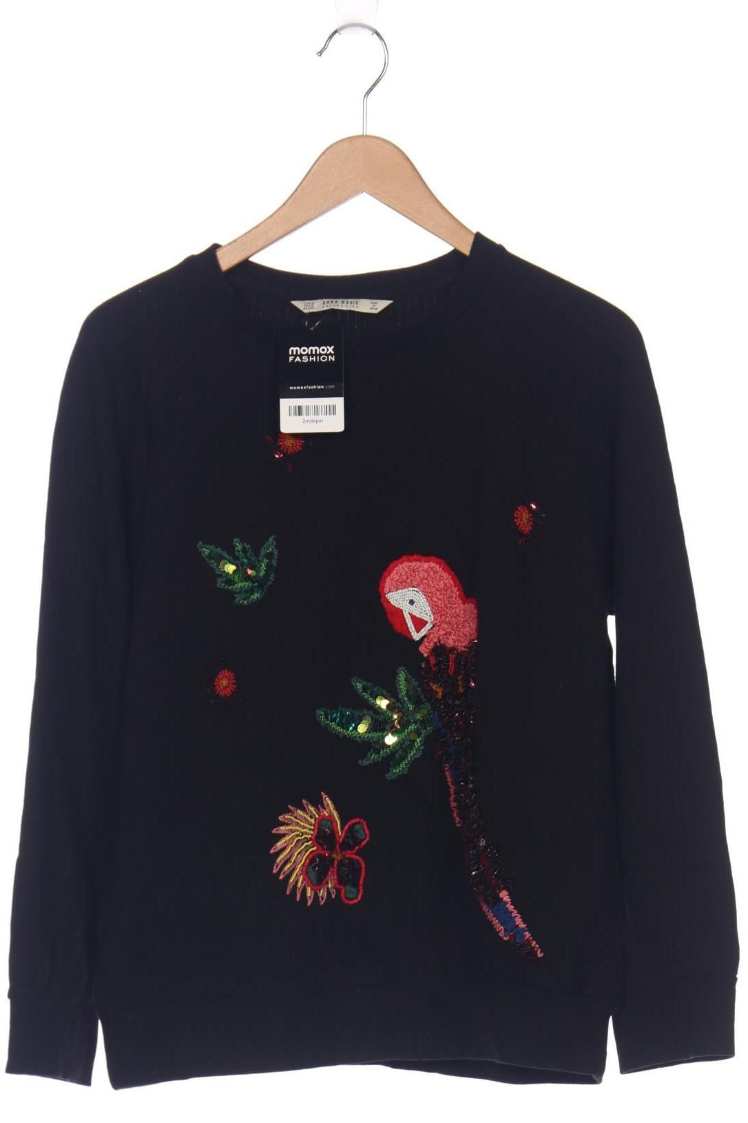 

Zara Damen Sweatshirt, schwarz, Gr. 38